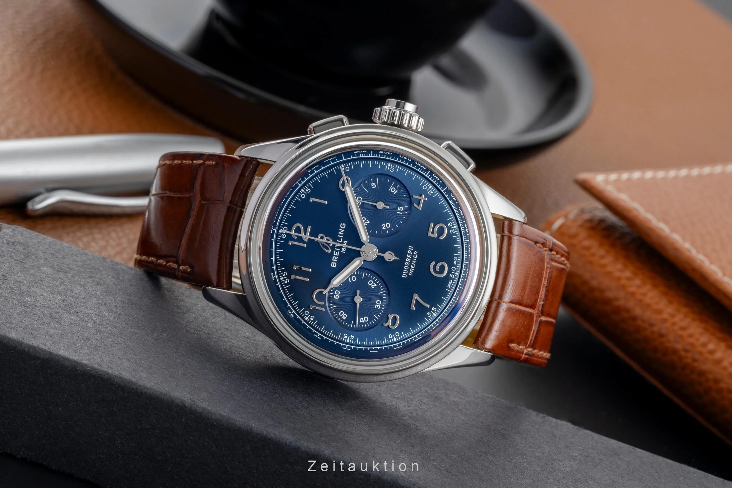 Breitling Premier chronograph steel manual winding men's watch AB1510 LP: 10650EUR  [2503901] - Image 3