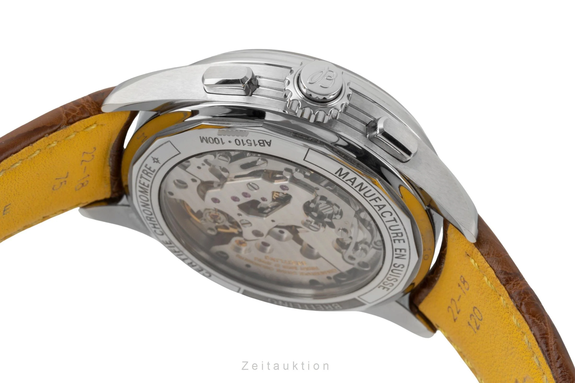 Breitling Premier chronograph steel manual winding men's watch AB1510171C1P1  [2600658] - Image 13