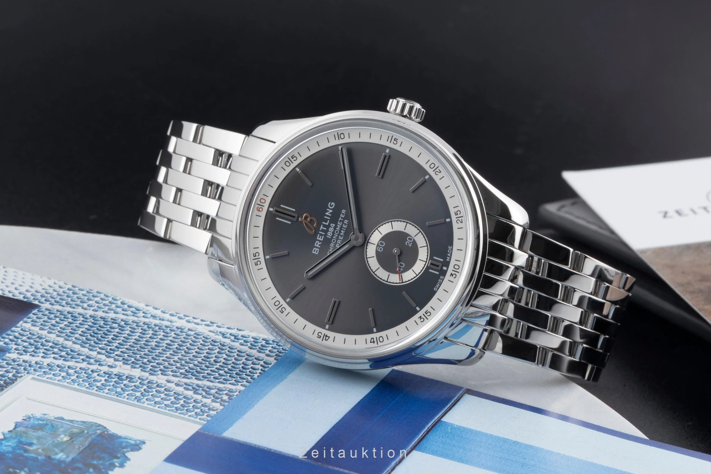 Breitling Premier steel automatic men's watch A37340351B1A1  [2600130] - Image 3
