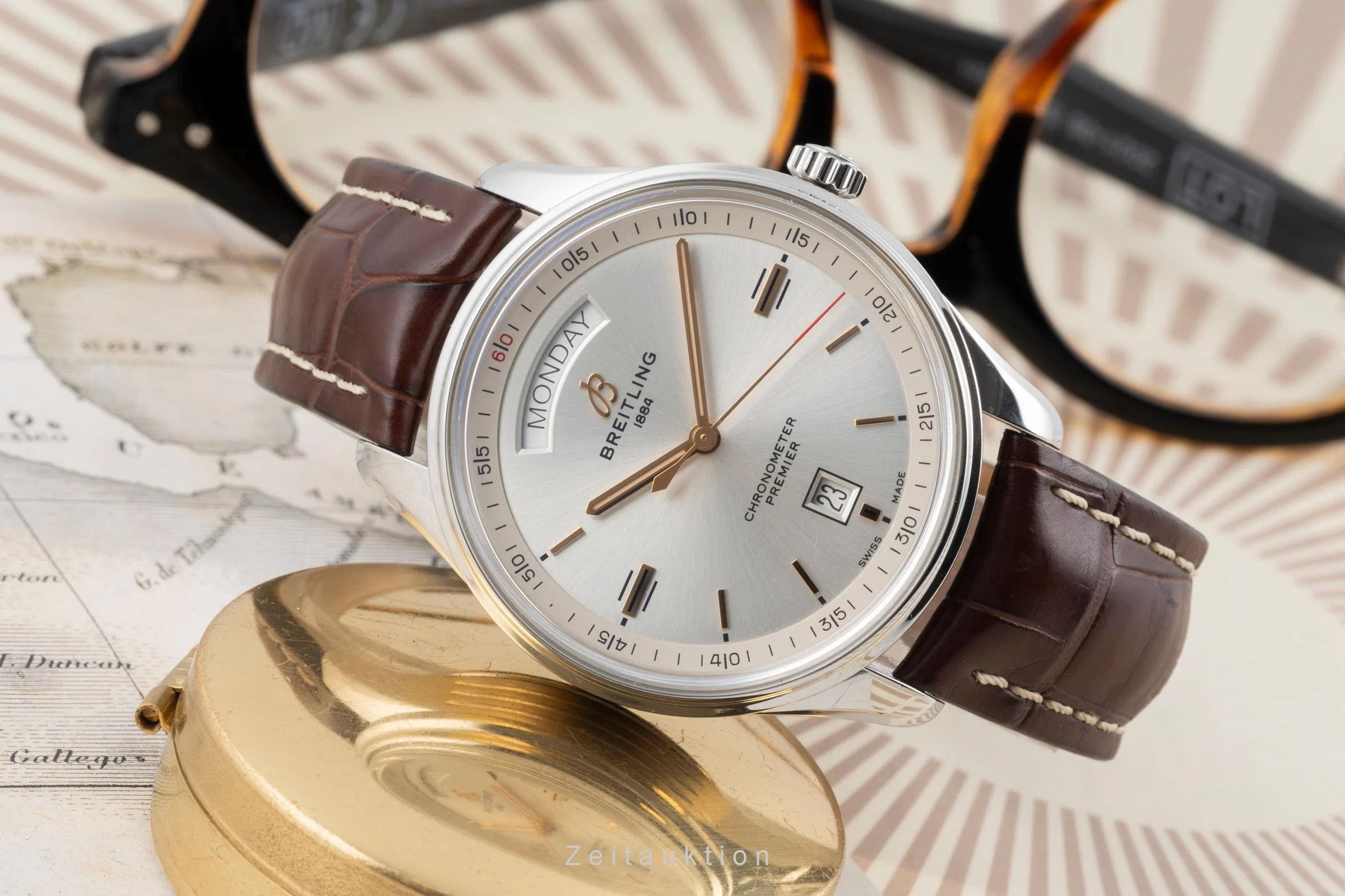 Breitling Premier steel automatic men's watch A45340 211G1P2 LP: 4900EUR  [2506671] - Image 3