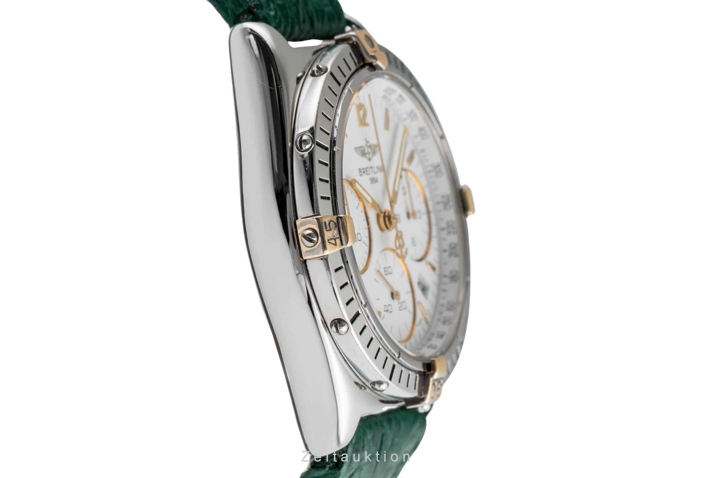 Breitling Sextant chronograph gilt / steel quartz men's watch B55046  [2502141] - Image 8