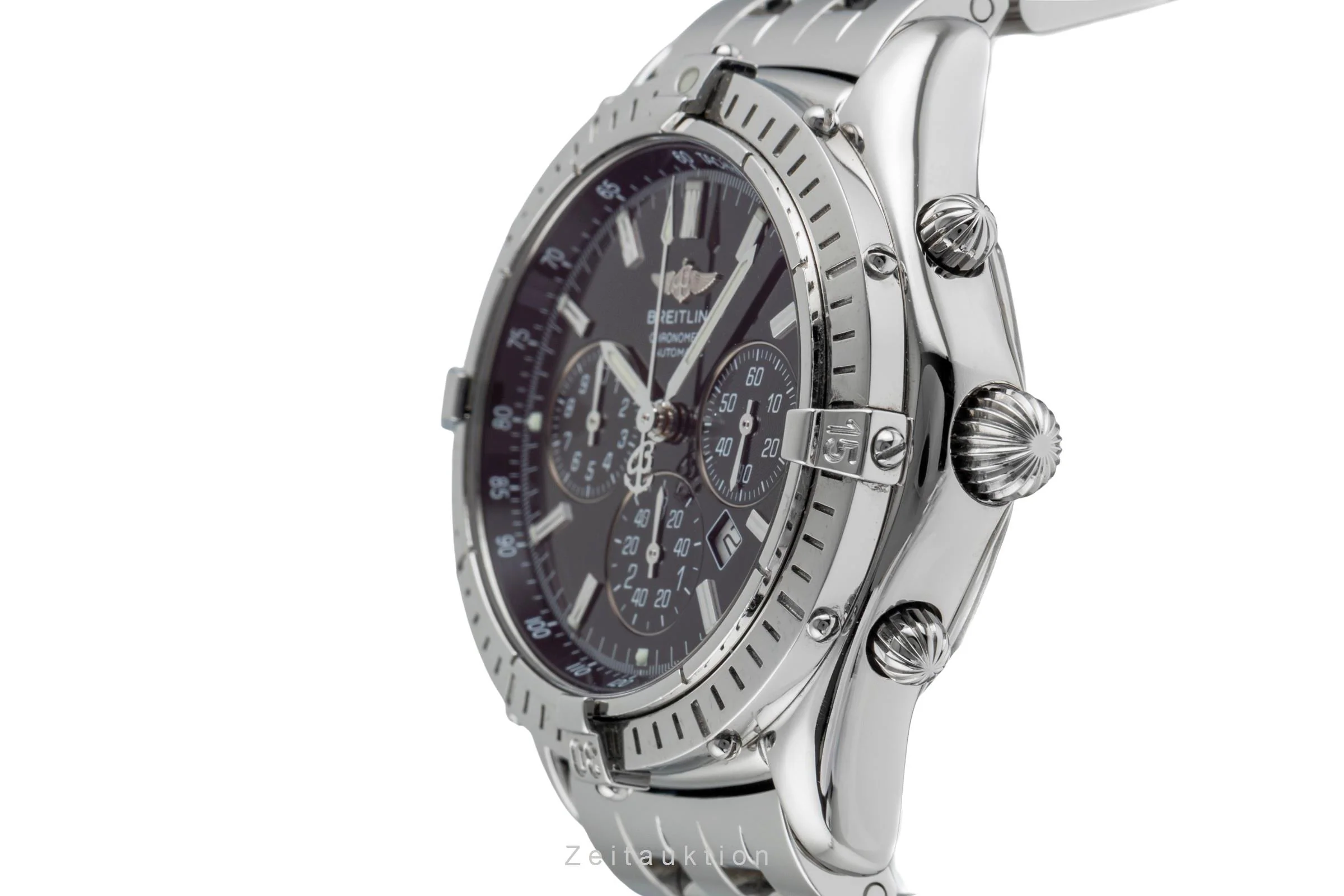 Breitling Shadow Flyback chronograph steel automatic men's watch A35312  [2503980] - Image 7
