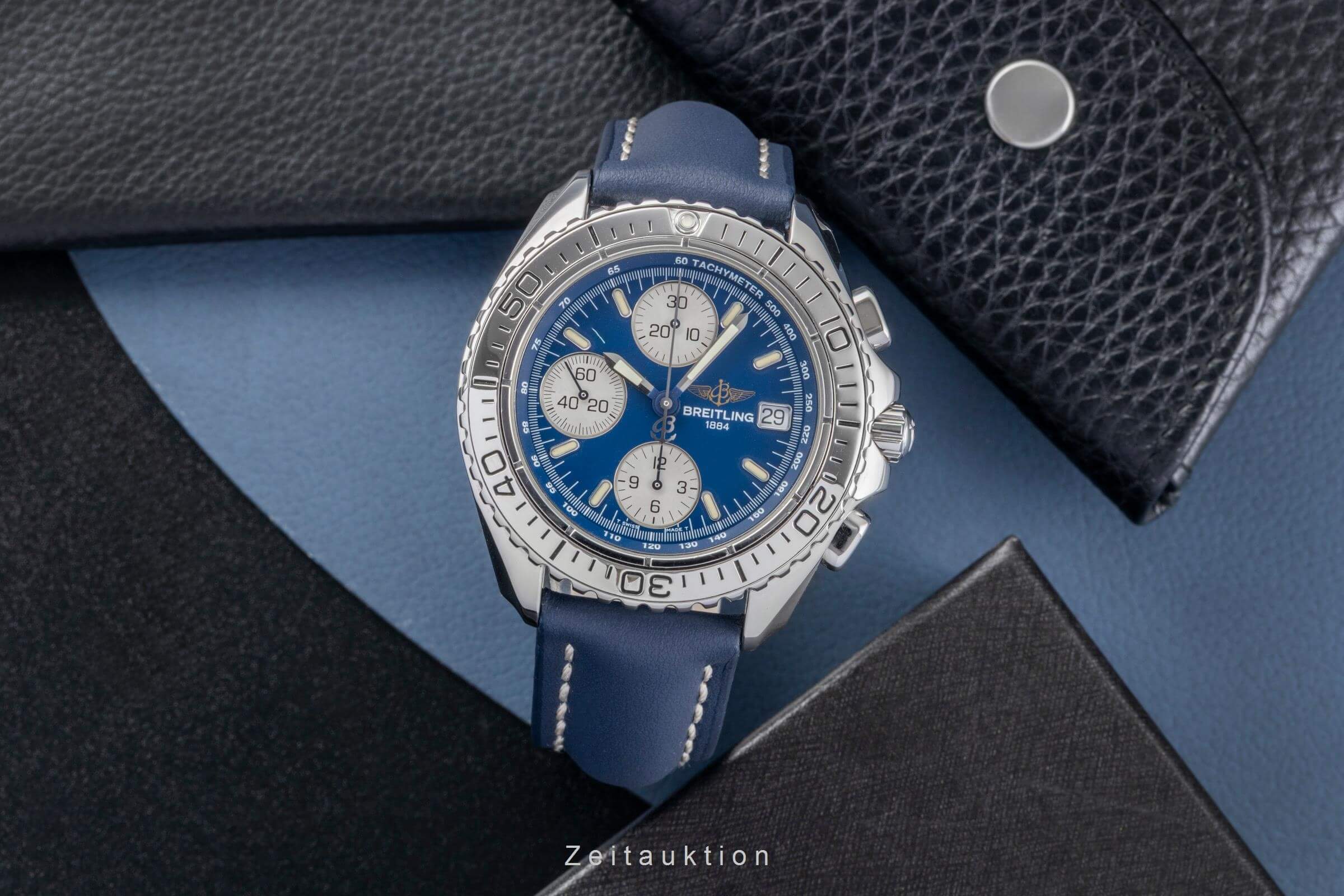 Breitling Shark chronograph steel automatic men's watch A13051-028  [2501426] - Image 4