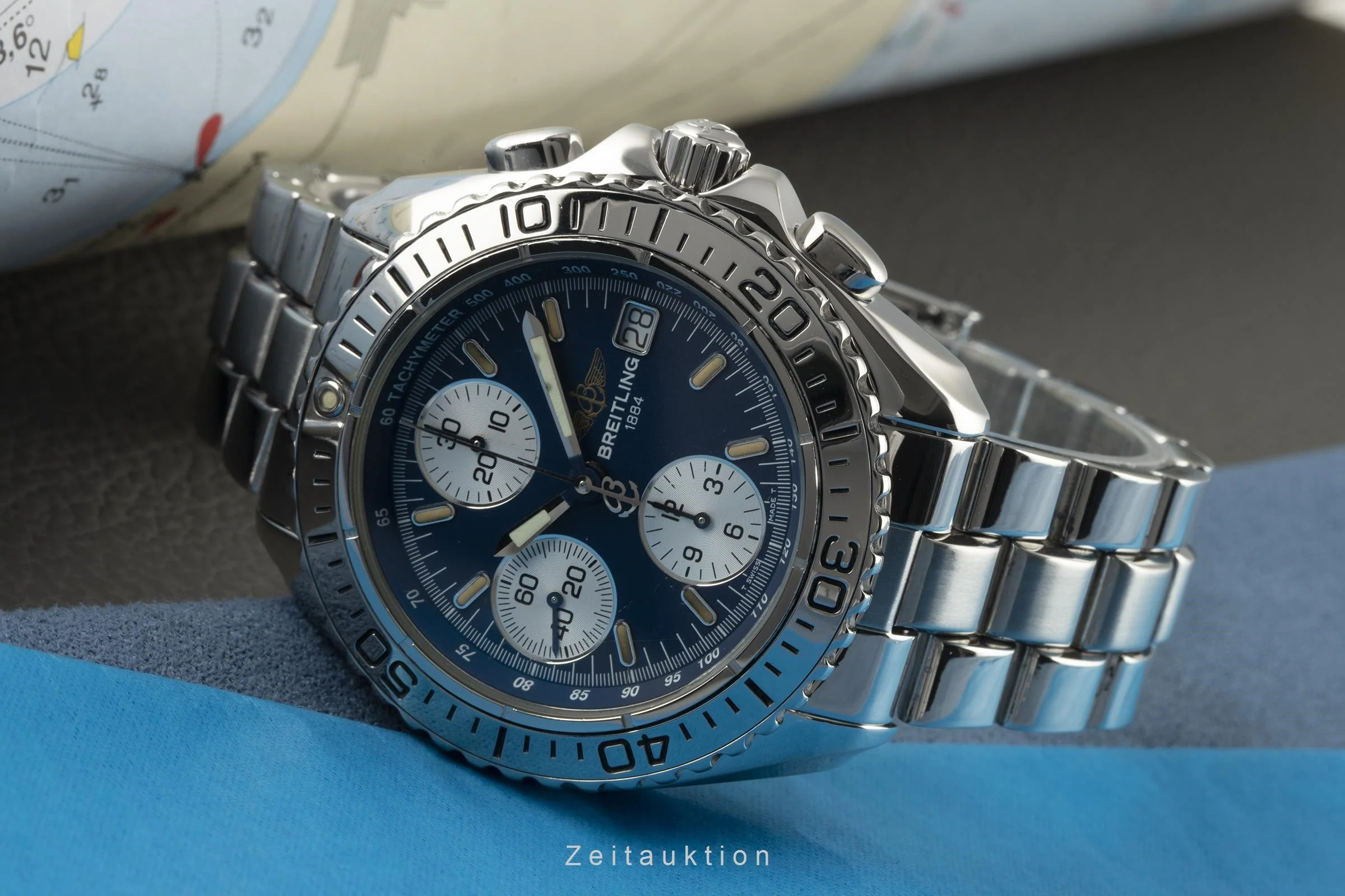 Breitling Shark chronograph steel automatic men's watch A13051  [2207016] - Image 2