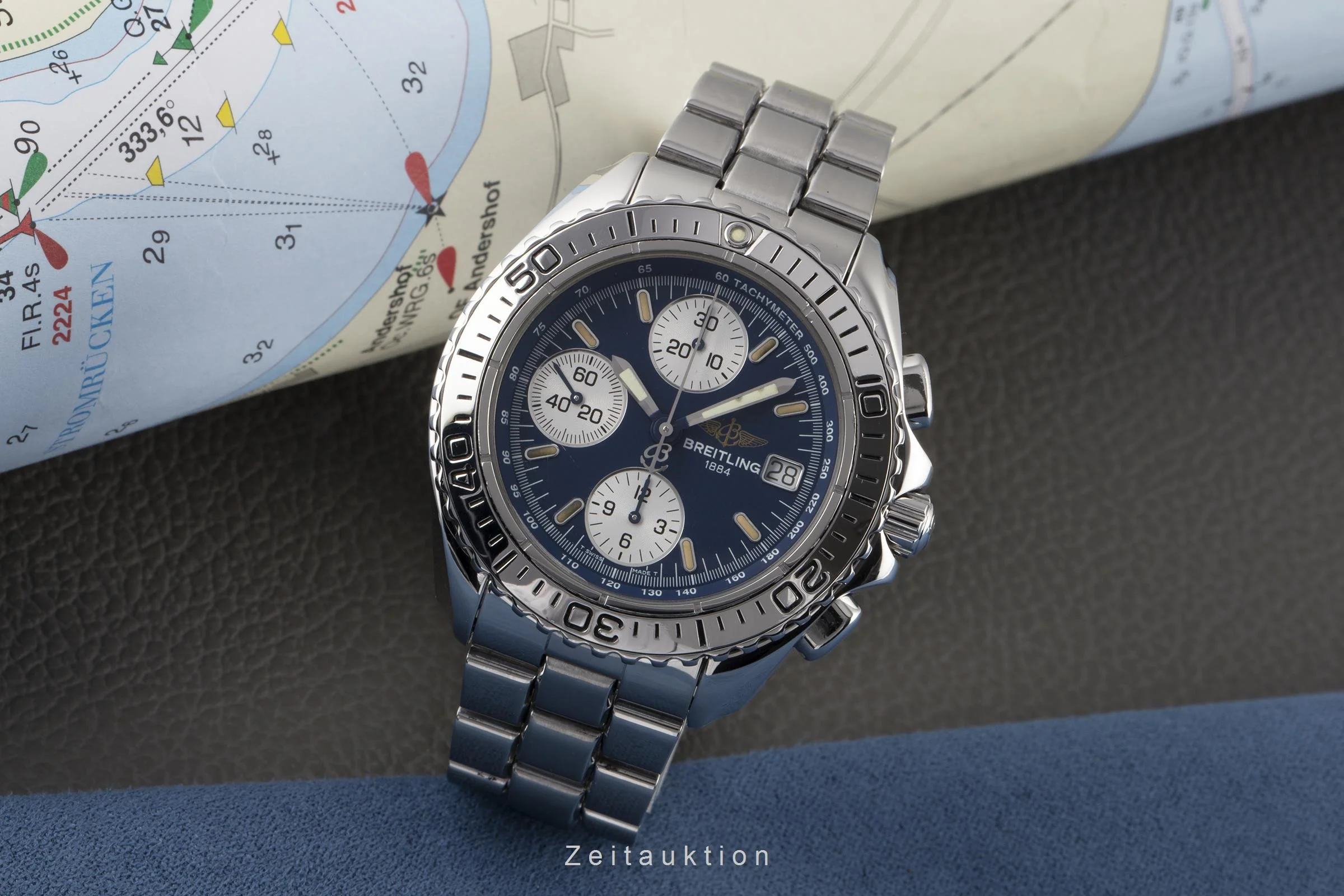 Breitling Shark chronograph steel automatic men's watch A13051  [2207016] - Image 3