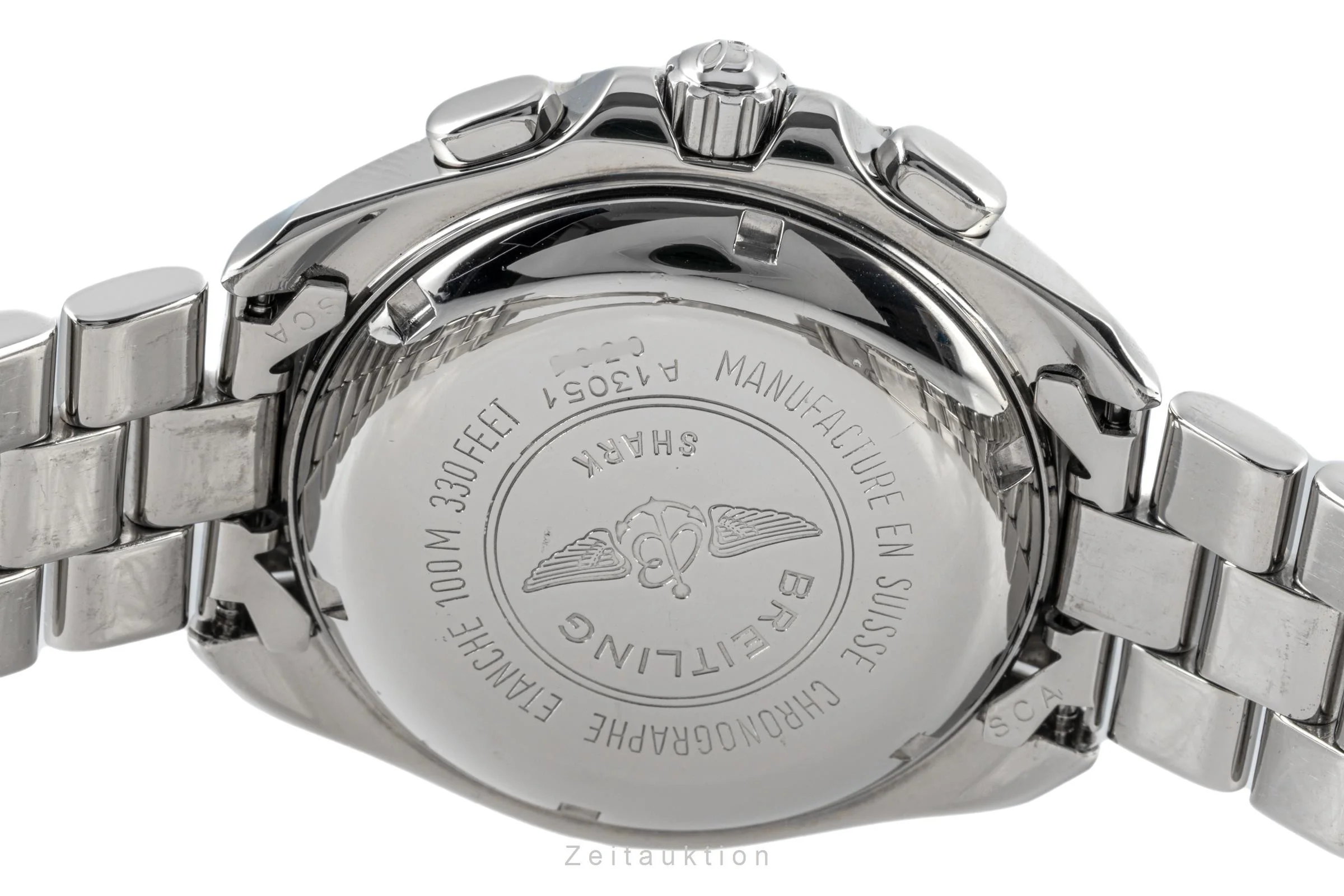 Breitling Shark chronograph steel automatic men's watch A13051  [2207431] - Image 11