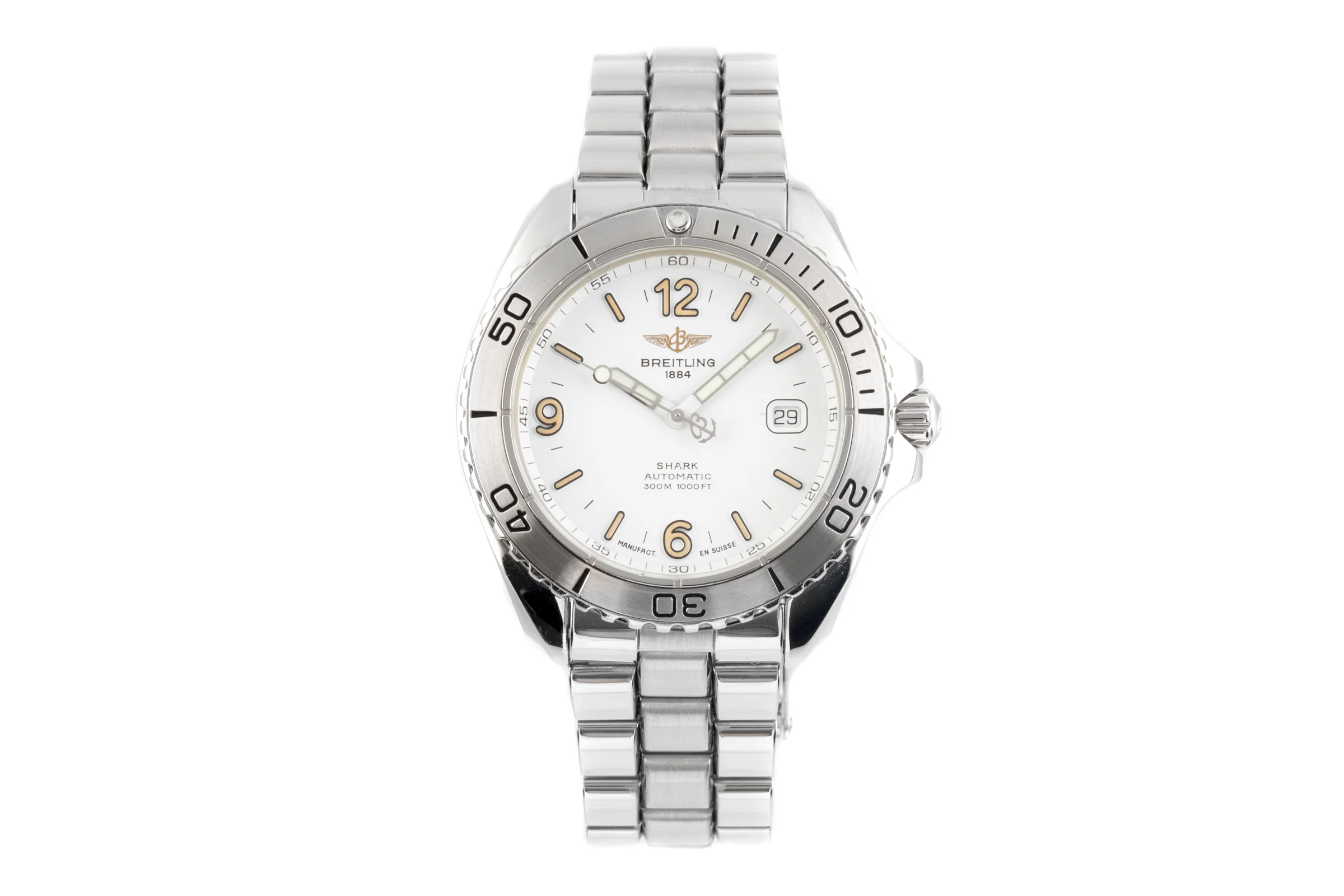 Breitling Shark steel automatic men's watch A17605  [2204009] - Image 4