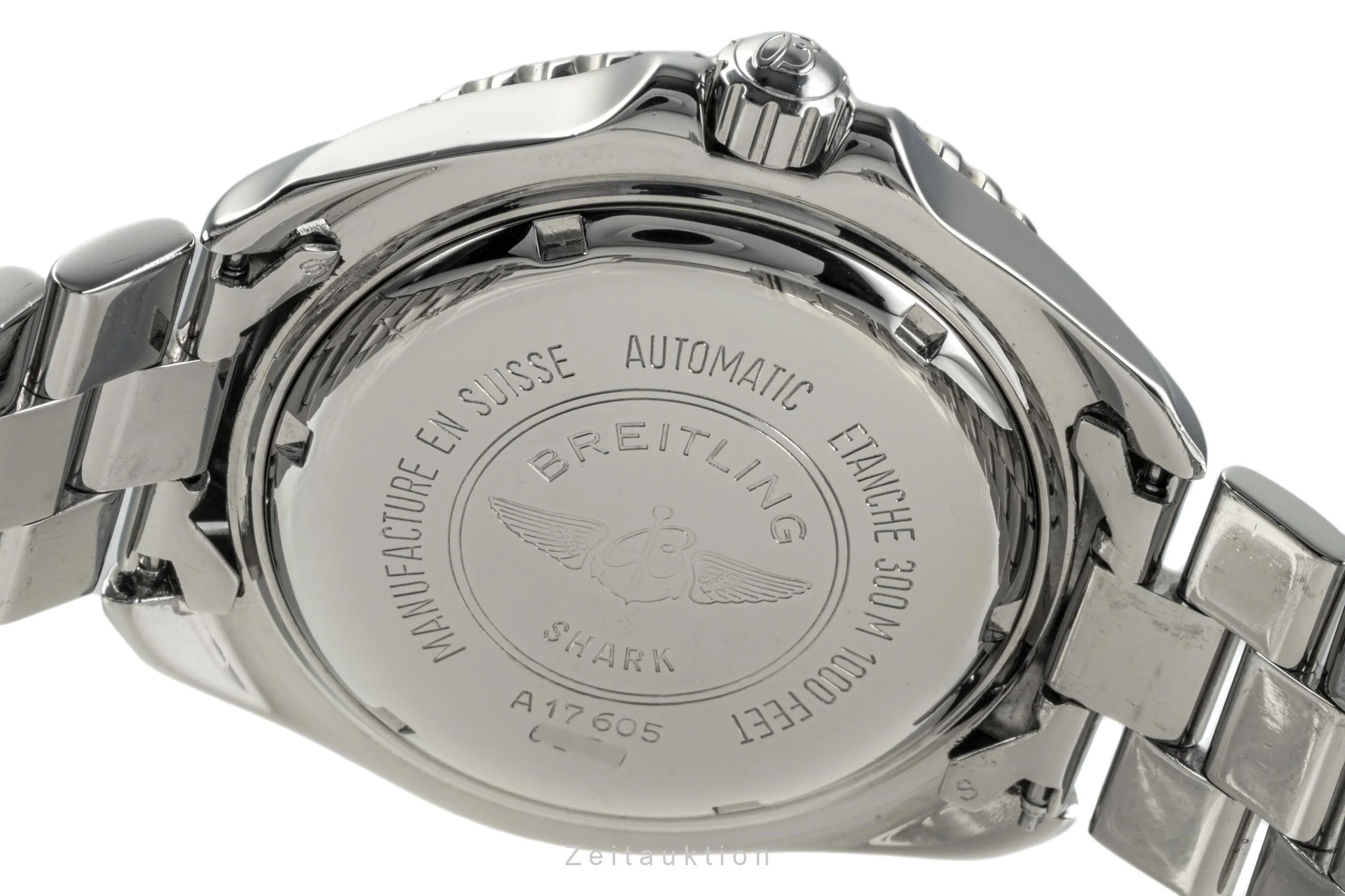 Breitling Shark steel automatic men's watch A17605  [2207331] - Image 9