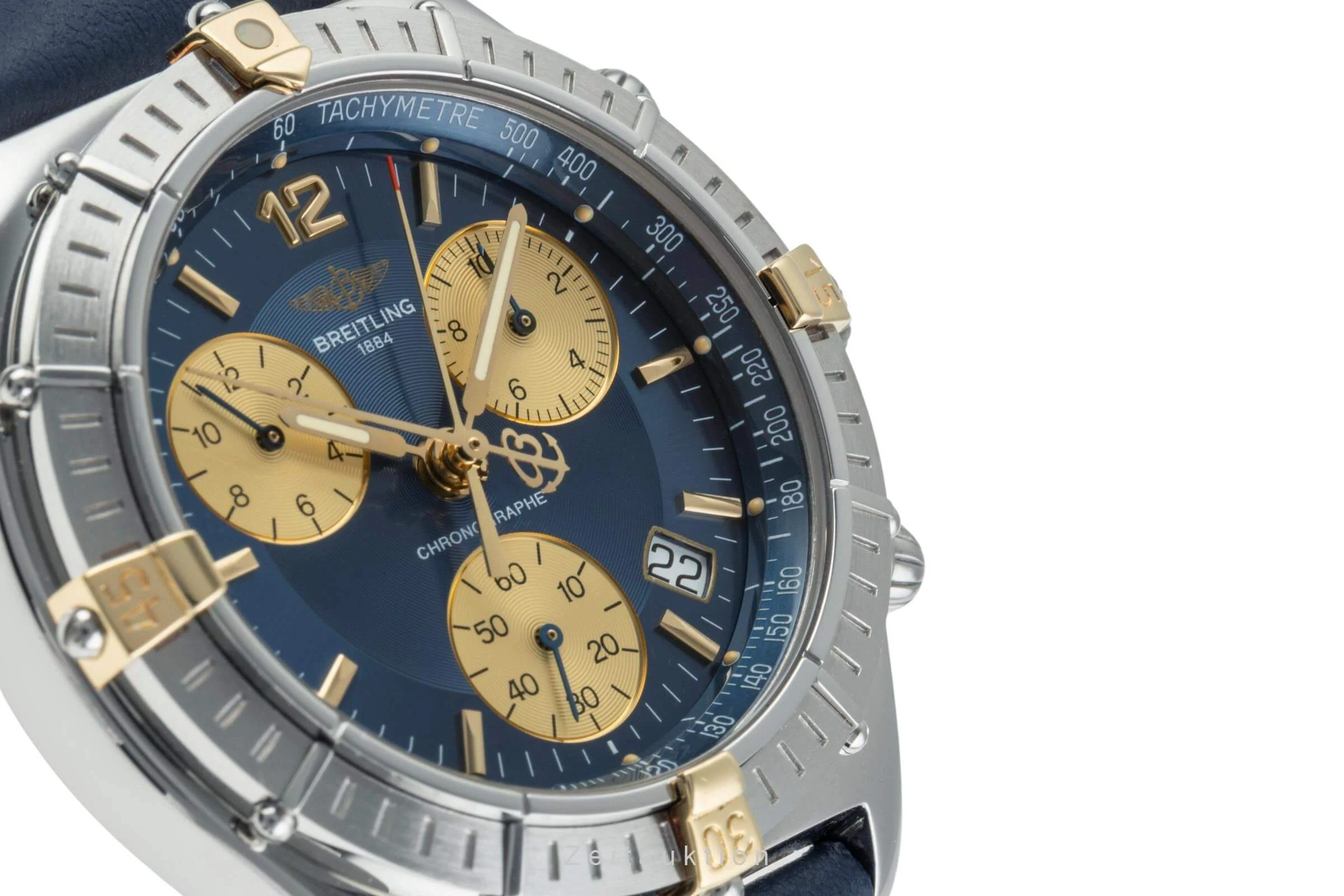 Breitling Sirius chronograph steel / gold quartz men's watch B53011  [2403305] - Image 14