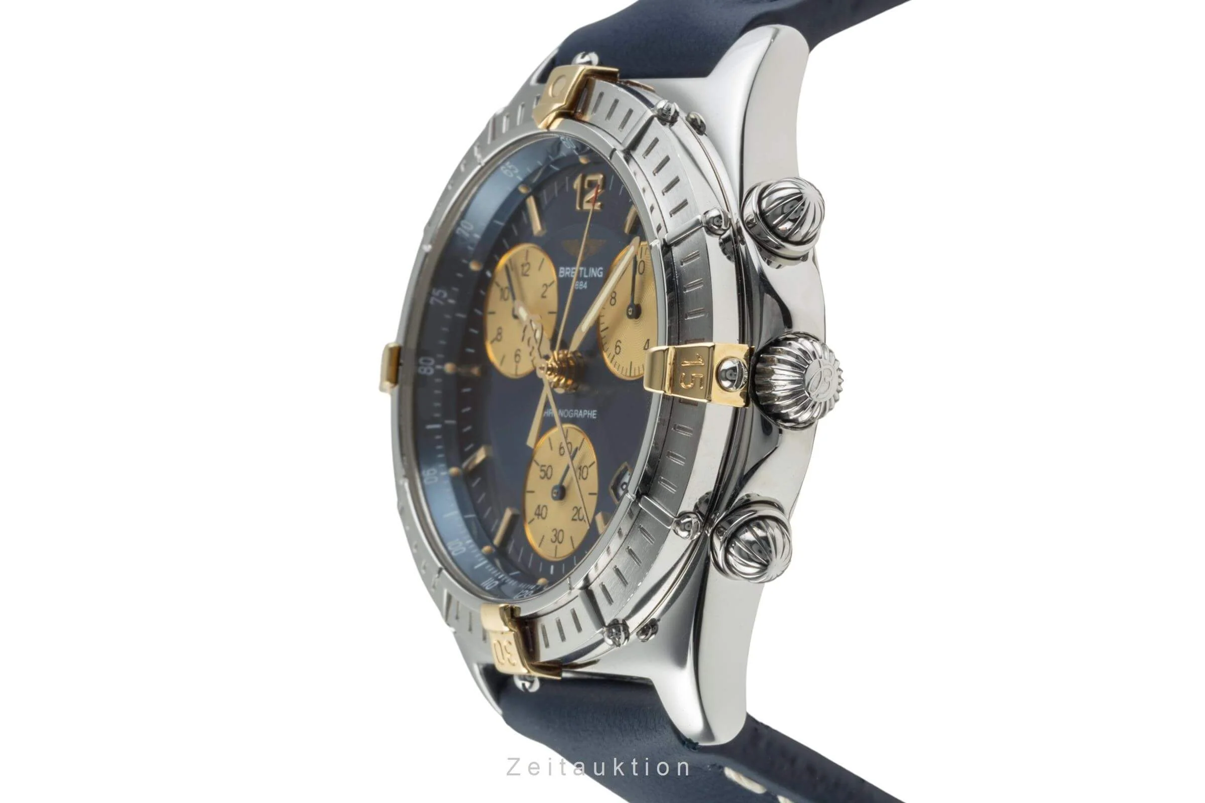 Breitling Sirius chronograph steel / gold quartz men's watch B53011  [2403305] - Image 6