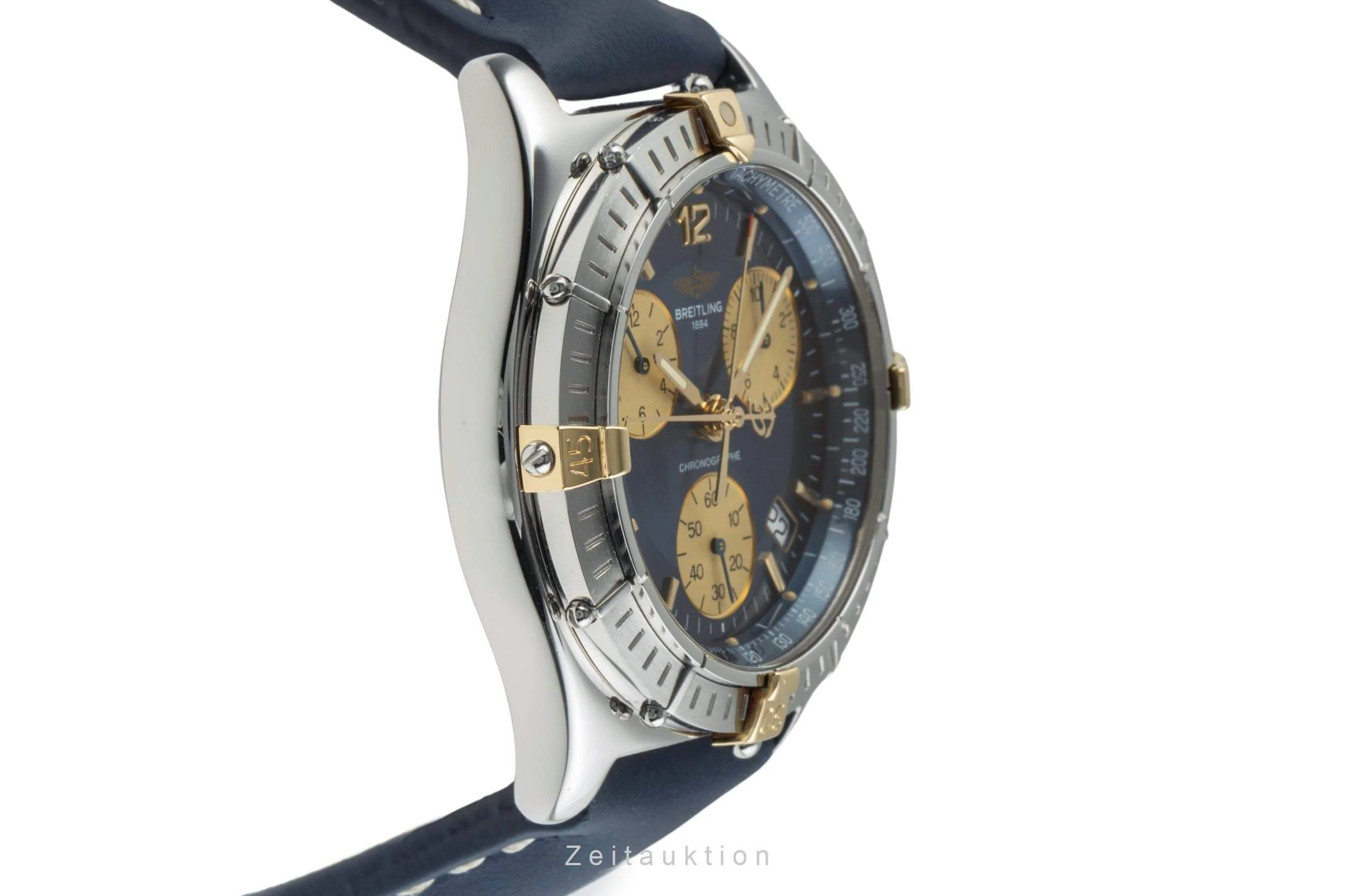 Breitling Sirius chronograph steel / gold quartz men's watch B53011  [2403305] - Image 7