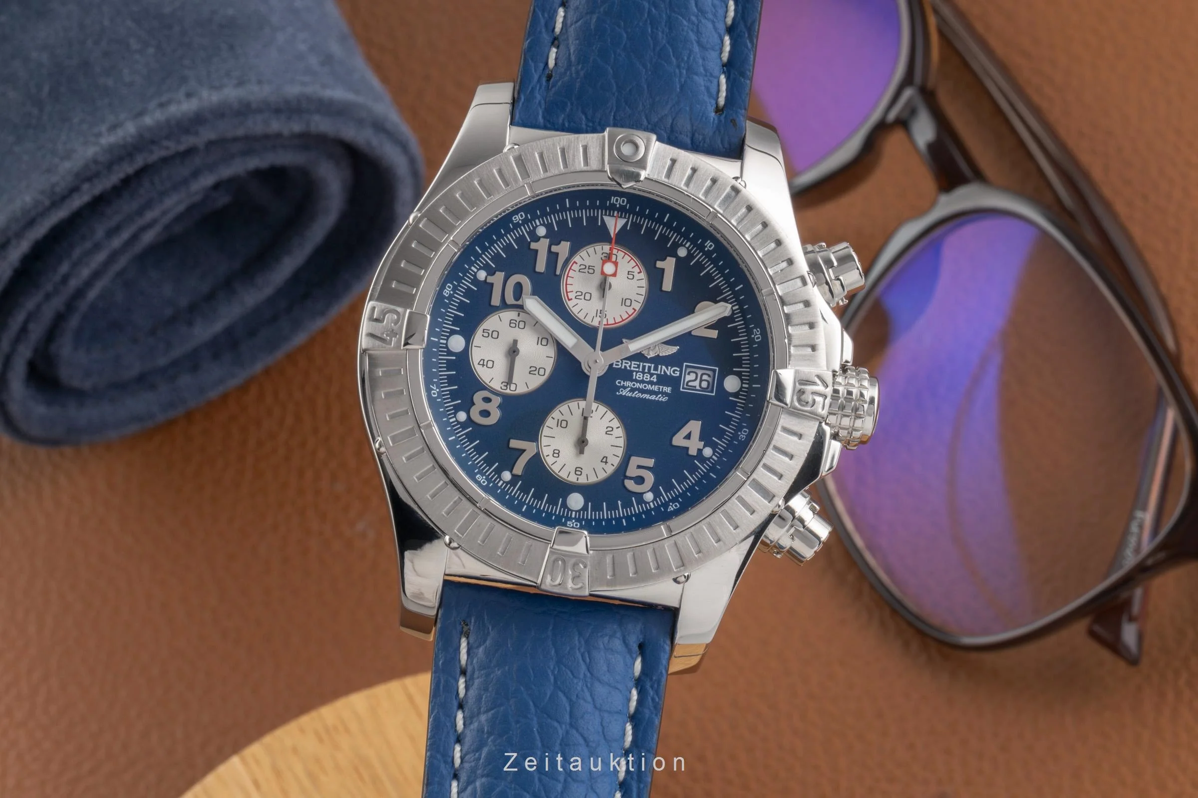 Breitling Super Avenger chronograph steel automatic men's watch A13370-028  [2504184] - Image 2