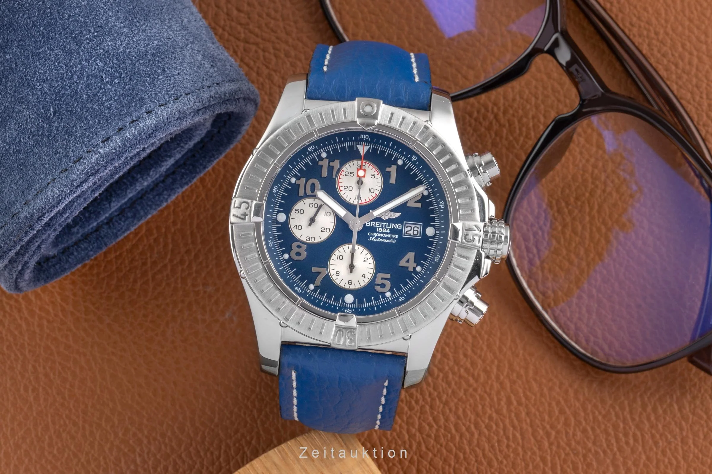 Breitling Super Avenger chronograph steel automatic men's watch A13370-028  [2504184] - Image 4