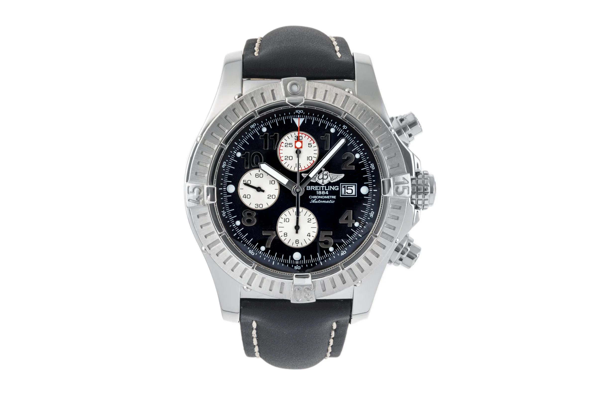 Breitling Super Avenger chronograph steel automatic men's watch A13370 LP: 5700EUR  [2305365] - Image 4