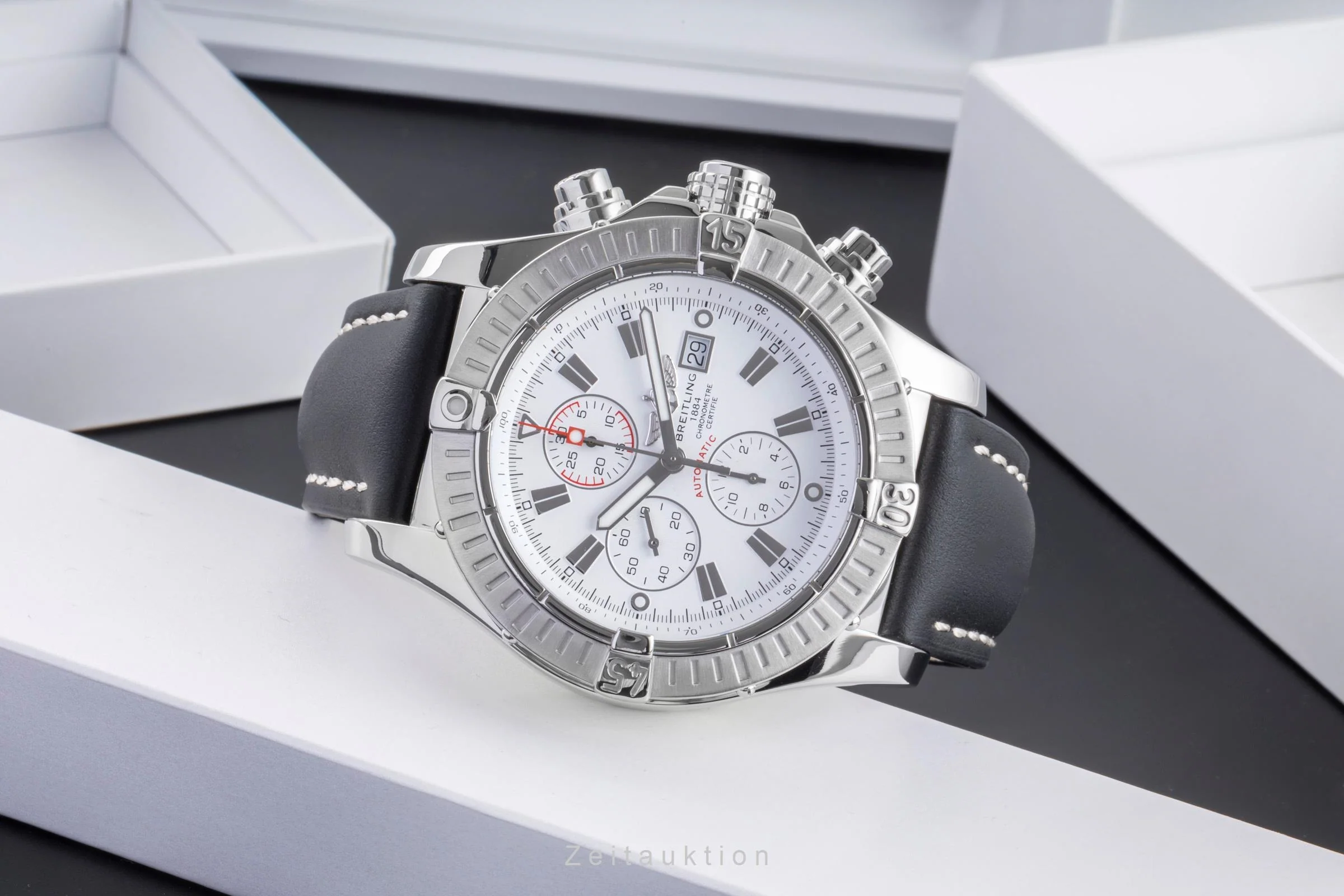 Breitling Super Avenger chronograph steel automatic men's watch A13370  [2406328] - Image 3