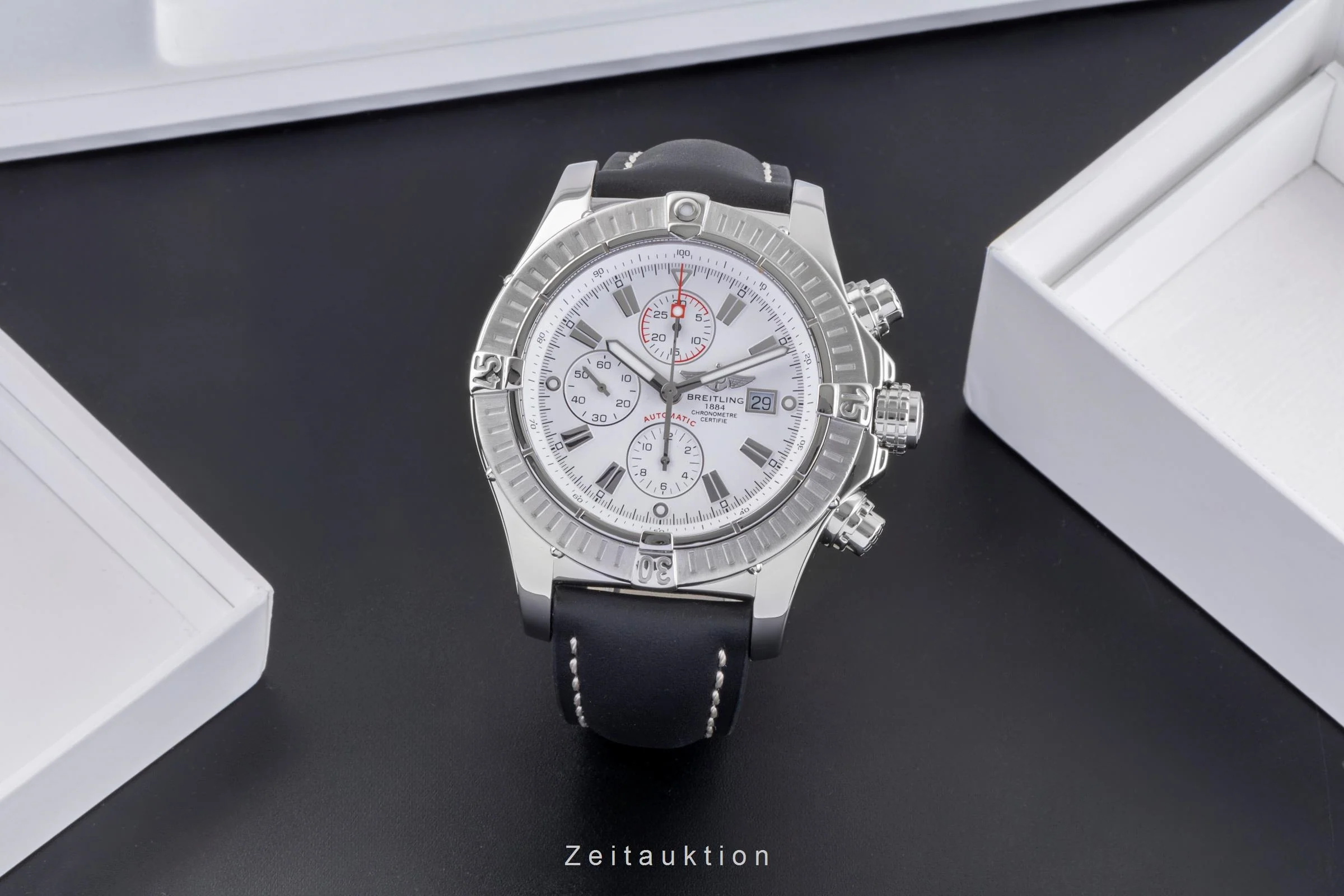 Breitling Super Avenger chronograph steel automatic men's watch A13370  [2406328] - Image 4