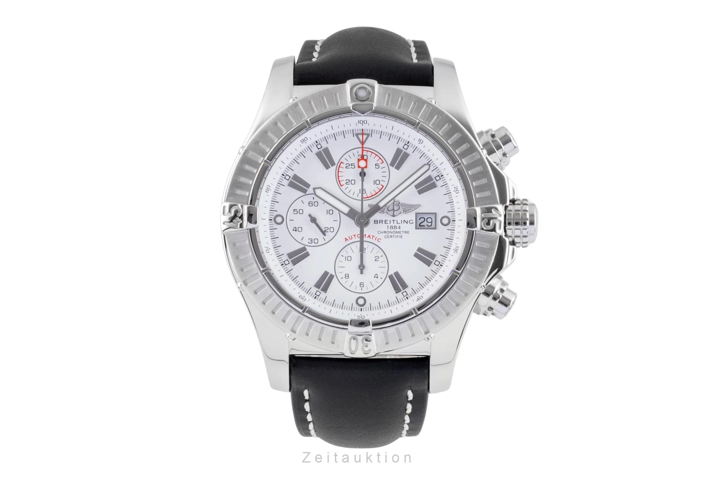 Breitling Super Avenger chronograph steel automatic men's watch A13370  [2406328] - Image 5
