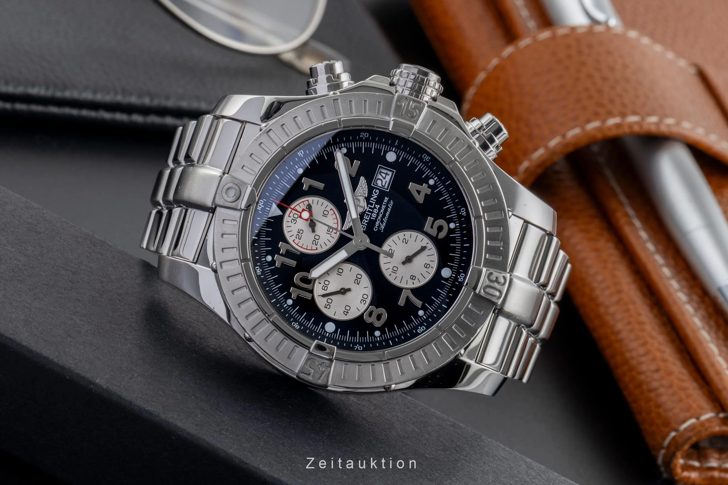 Breitling Super Avenger chronograph steel automatic men's watch A13370  [2501940] - Image 3