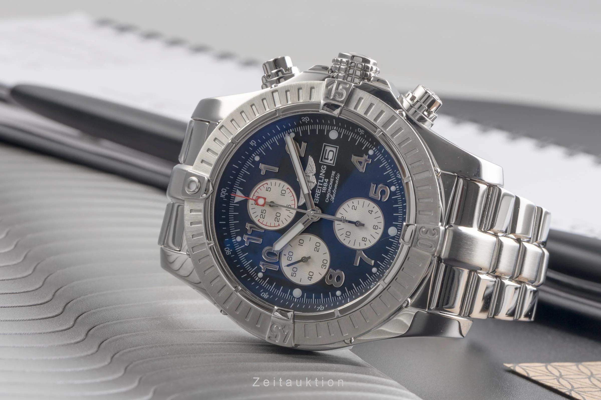 Breitling Super Avenger chronograph steel automatic men's watch A13370  [2503376] - Image 3