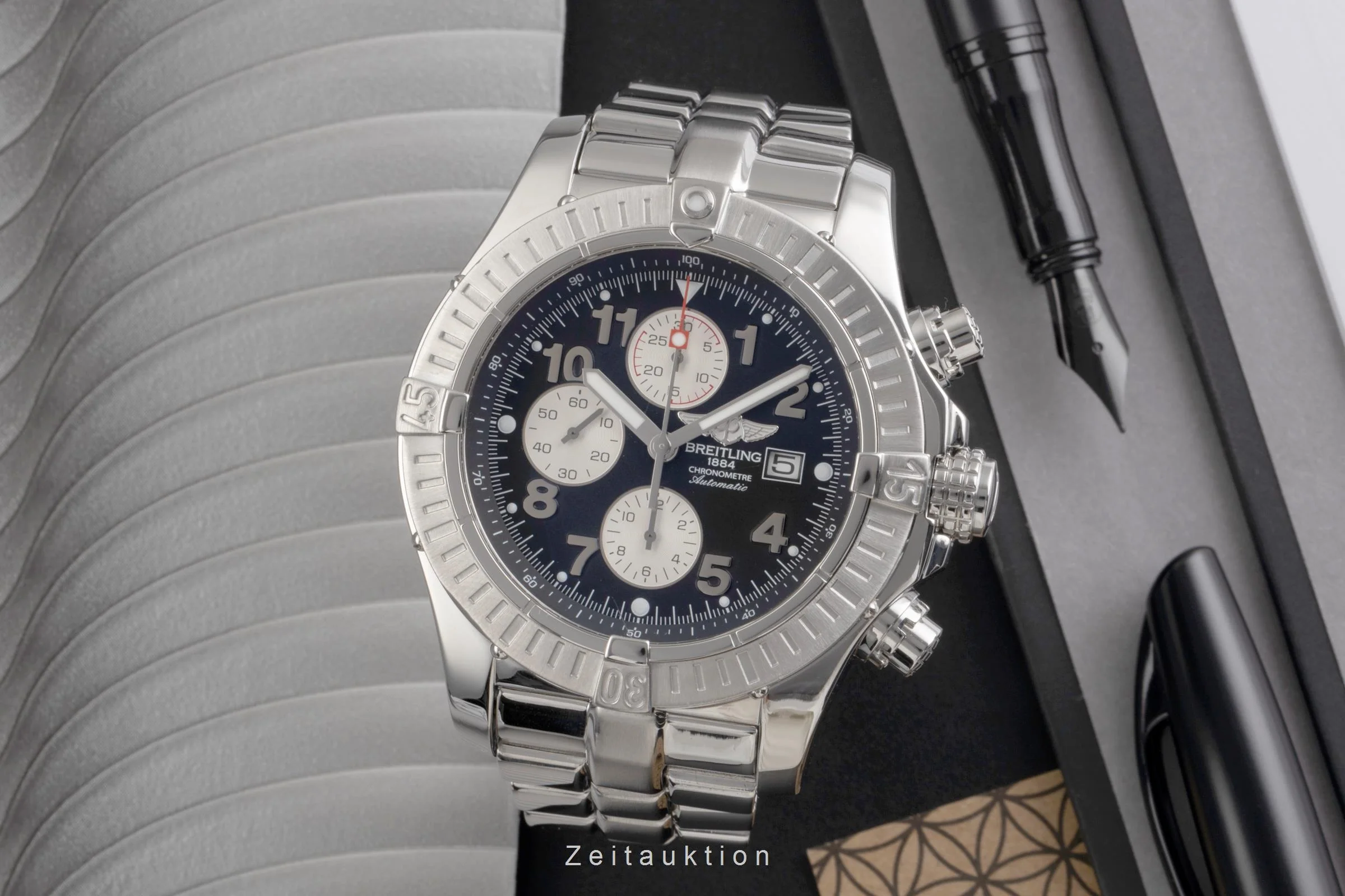 Breitling Super Avenger chronograph steel automatic men's watch A13370  [2503376] - Image 4