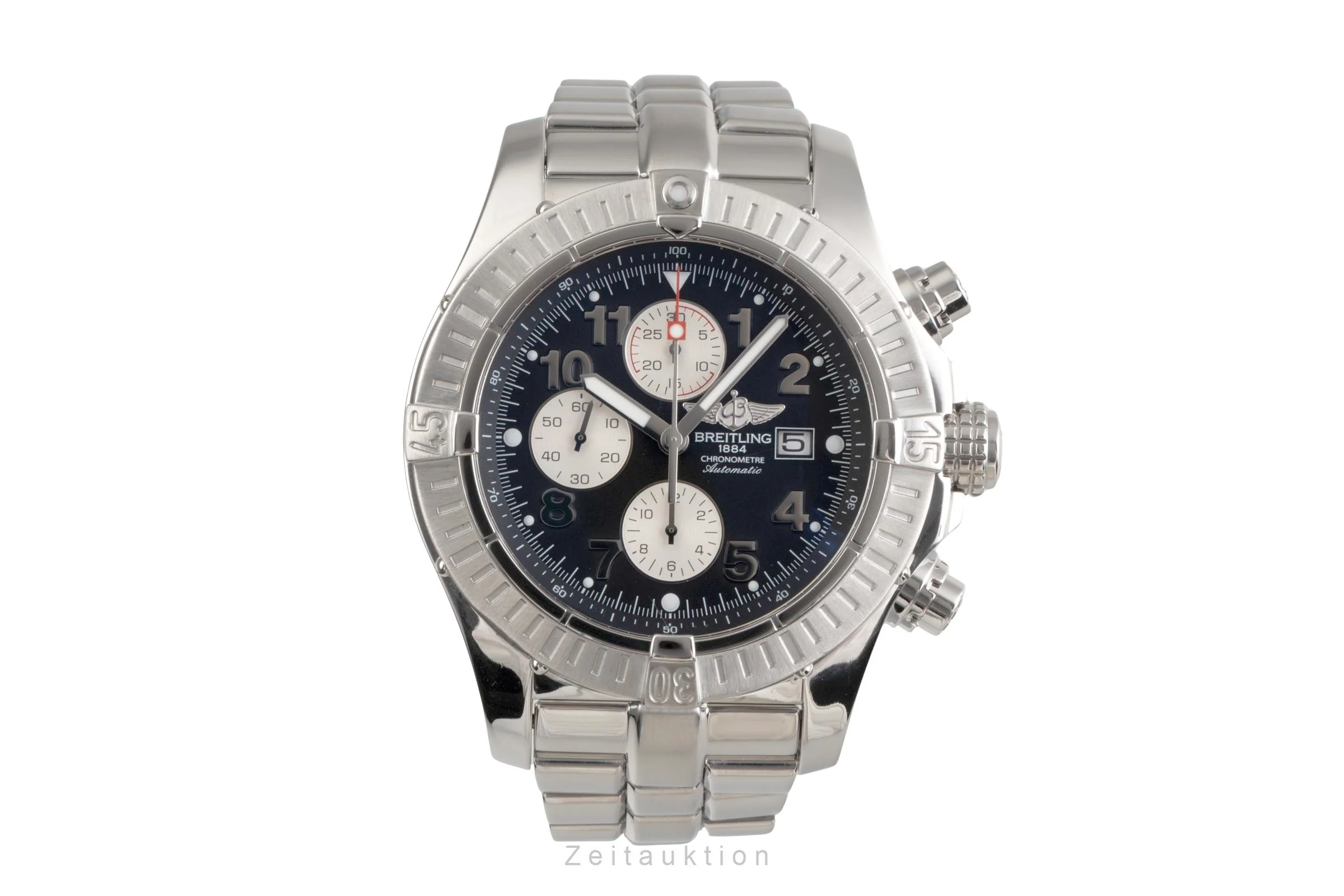 Breitling Super Avenger chronograph steel automatic men's watch A13370  [2503376] - Image 5