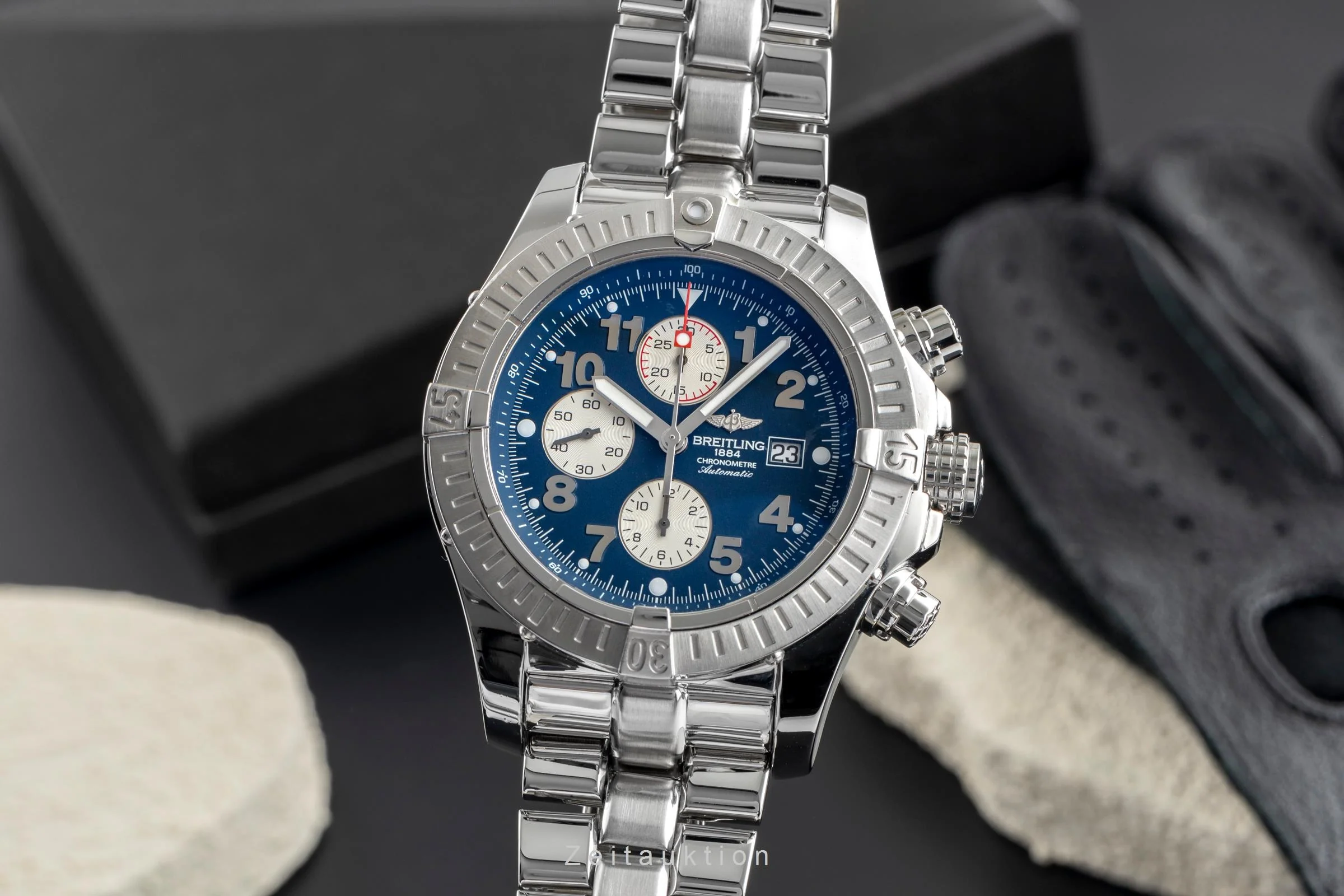 Breitling Super Avenger chronograph steel automatic men's watch A13370  [2503475] - Image 2