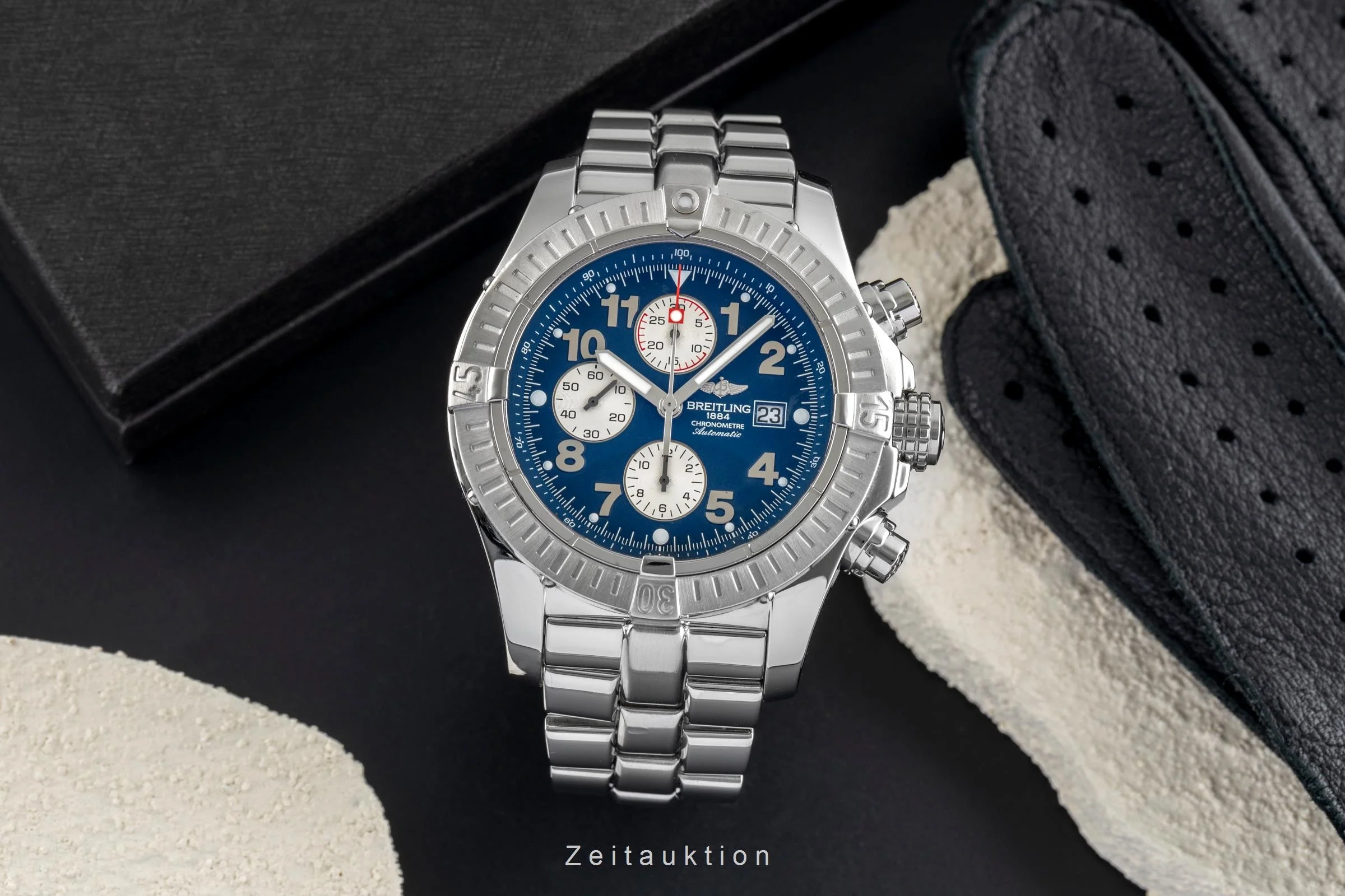 Breitling Super Avenger chronograph steel automatic men's watch A13370  [2503475] - Image 4