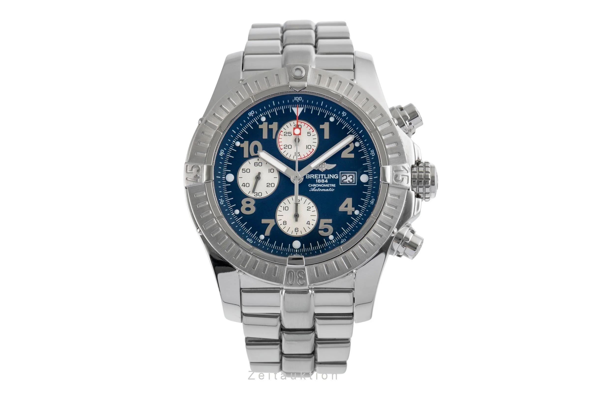 Breitling Super Avenger chronograph steel automatic men's watch A13370  [2503475] - Image 5
