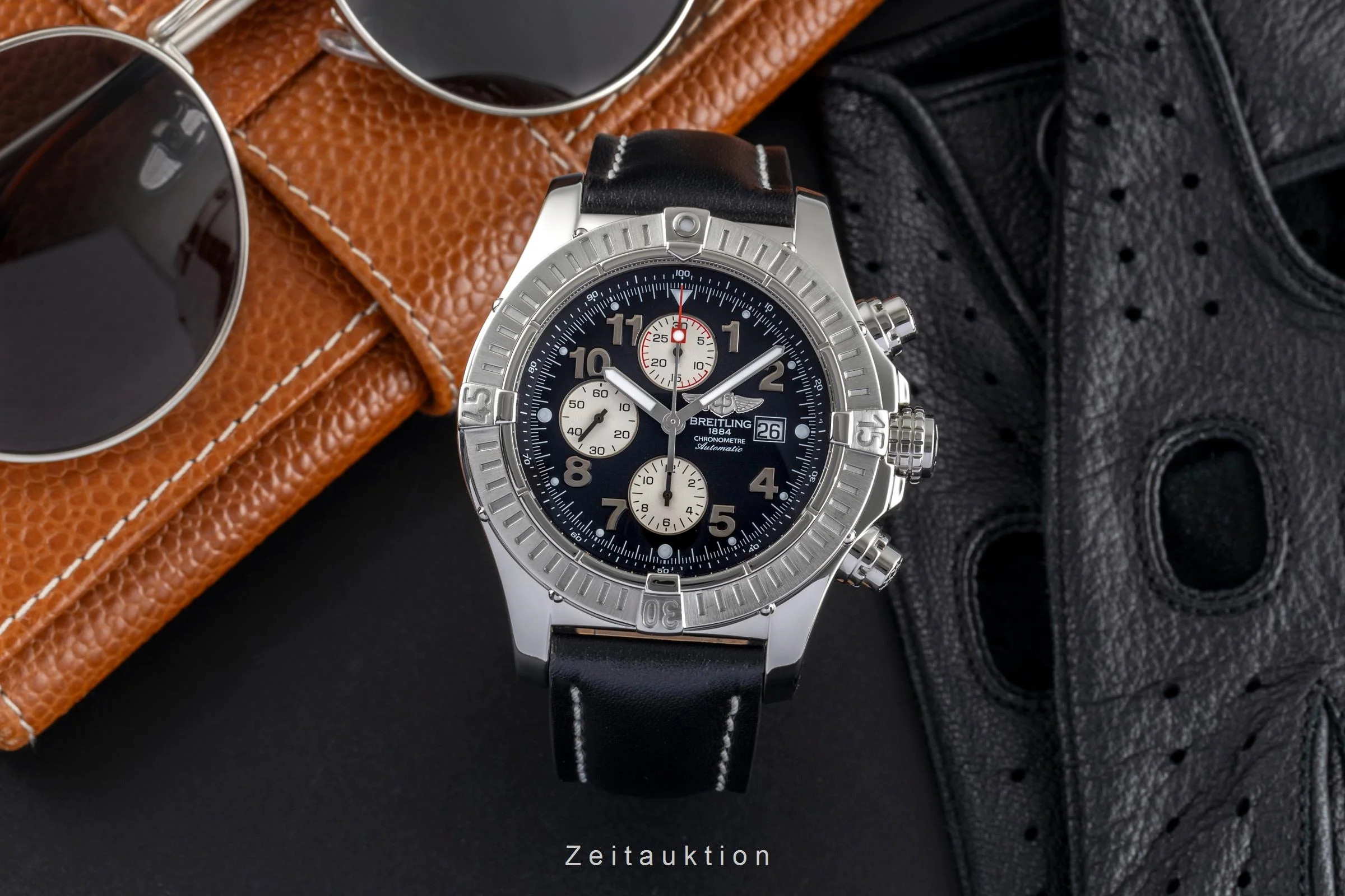 Breitling Super Avenger chronograph steel automatic men's watch A13370  [2503551] - Image 4