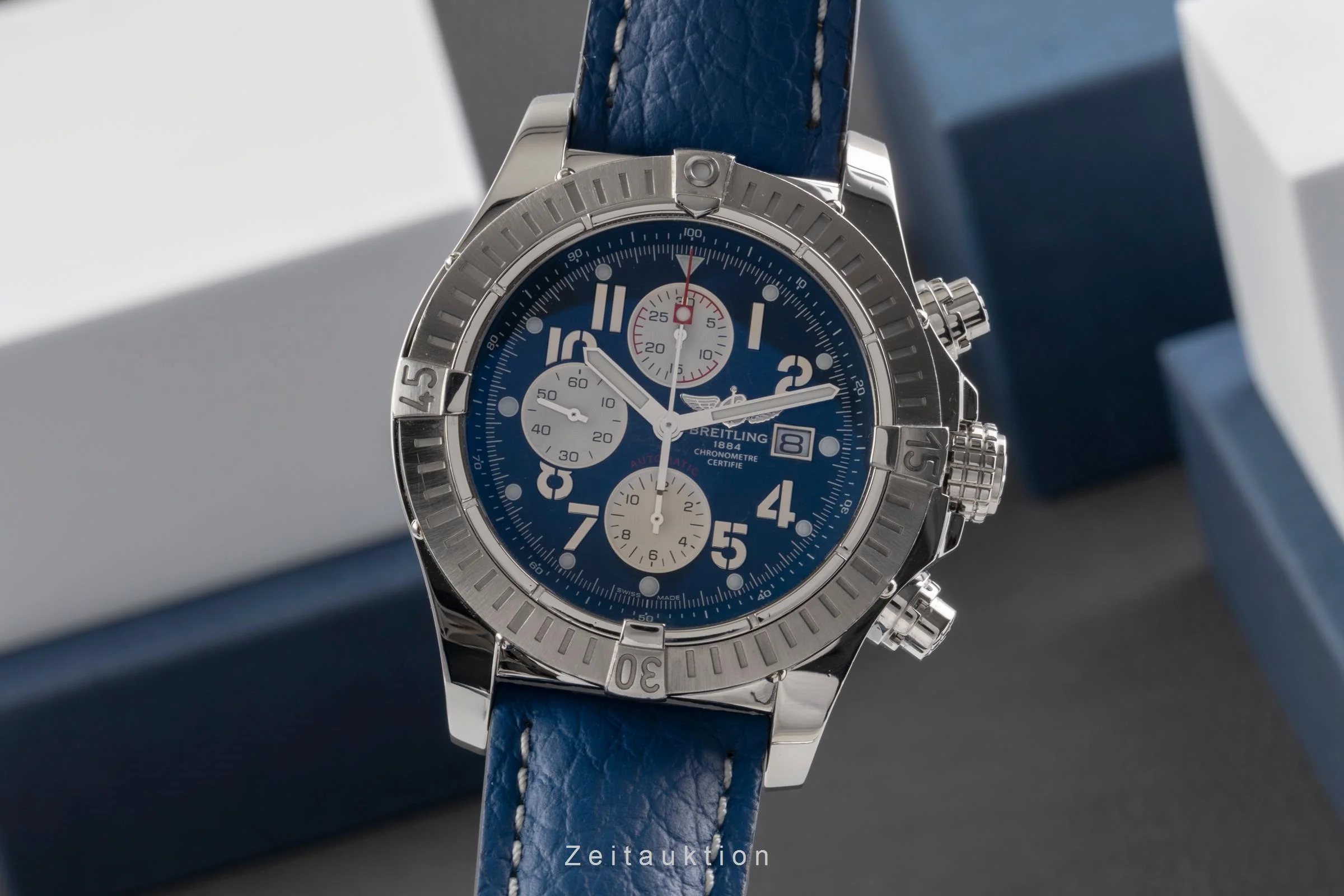 Breitling Super Avenger chronograph steel automatic men's watch A13370  [2504047] - Image 2