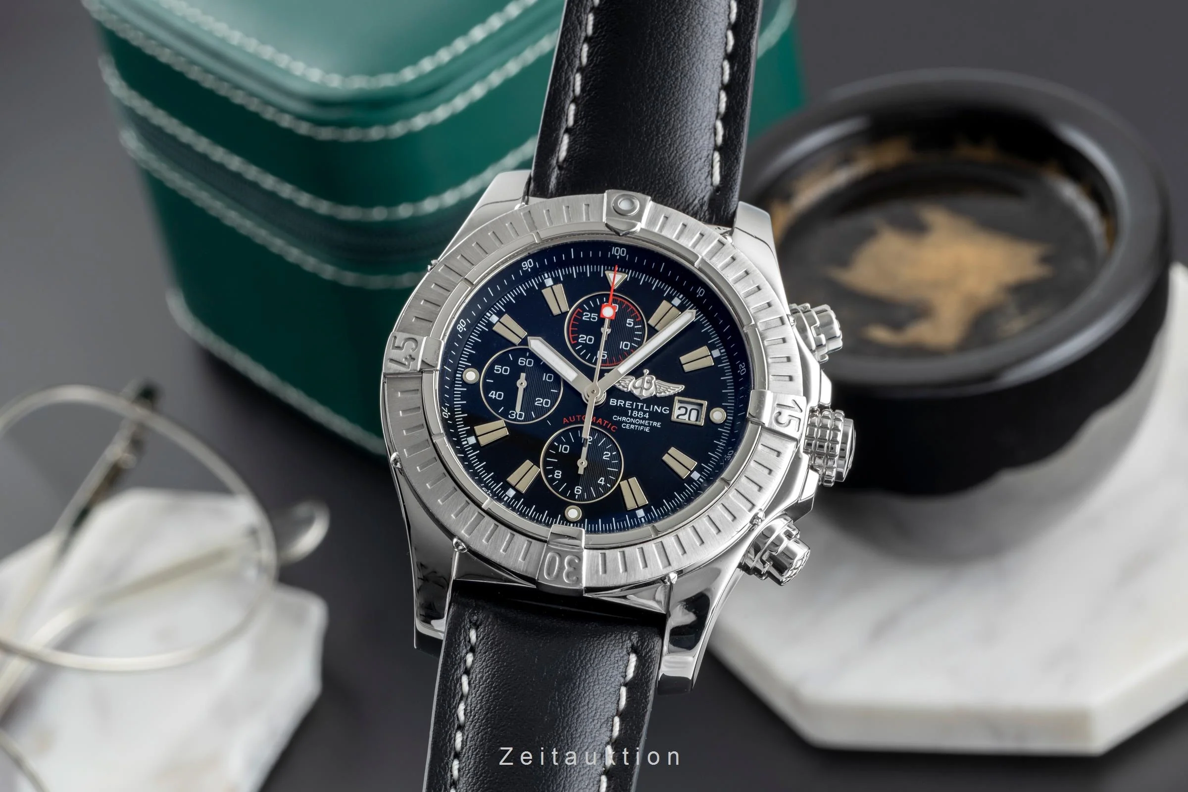 Breitling Super Avenger chronograph steel automatic men's watch A13370  [2504182] - Image 2