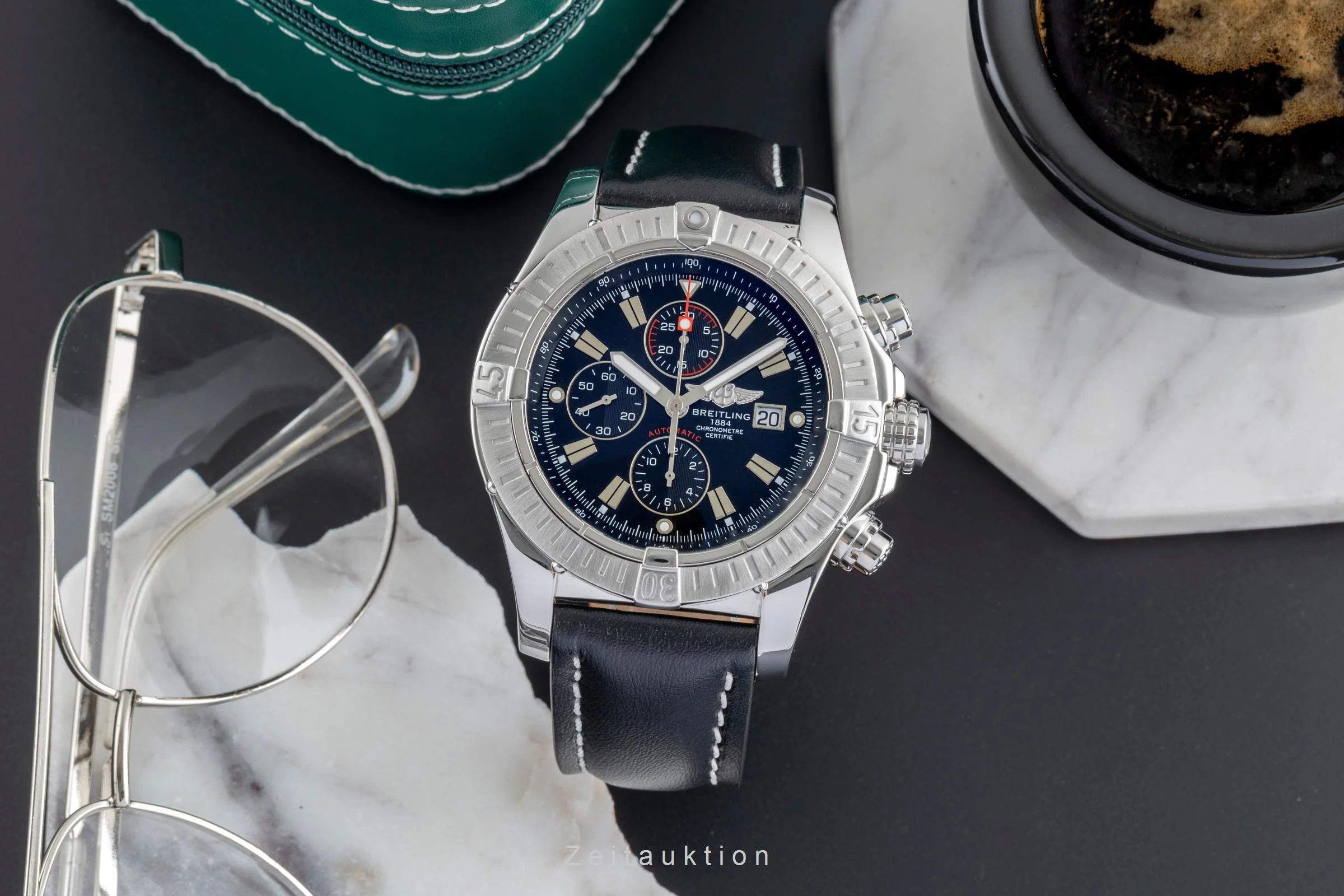 Breitling Super Avenger chronograph steel automatic men's watch A13370  [2504182] - Image 4