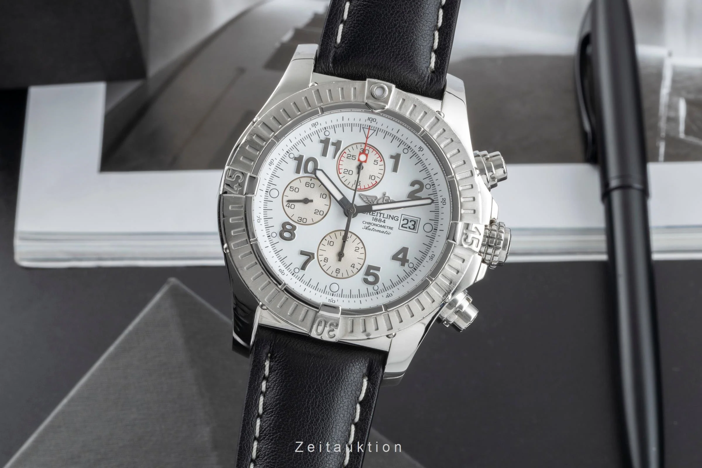 Breitling Super Avenger chronograph steel automatic men's watch A13370  [2507192] - Image 2