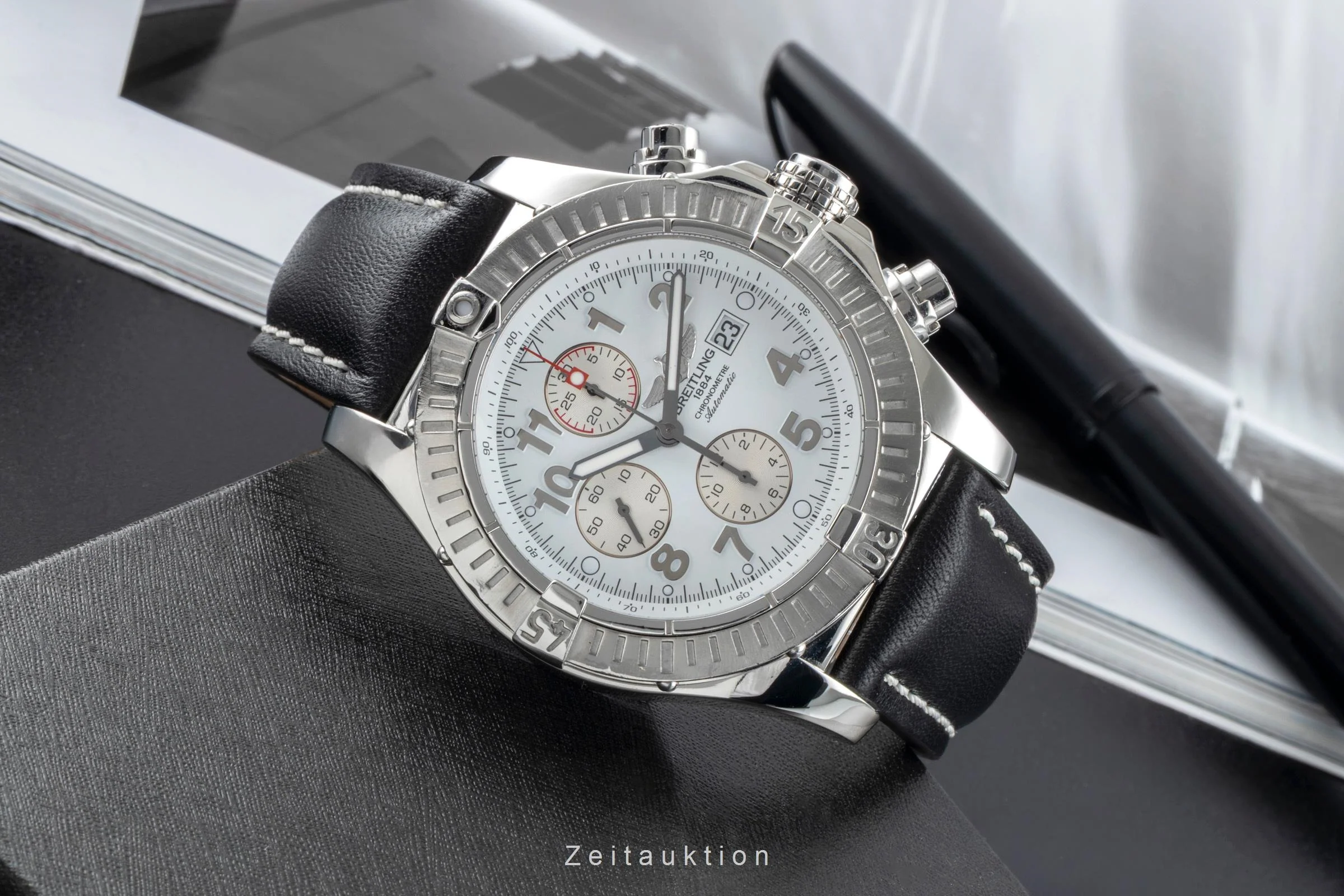 Breitling Super Avenger chronograph steel automatic men's watch A13370  [2507192] - Image 3