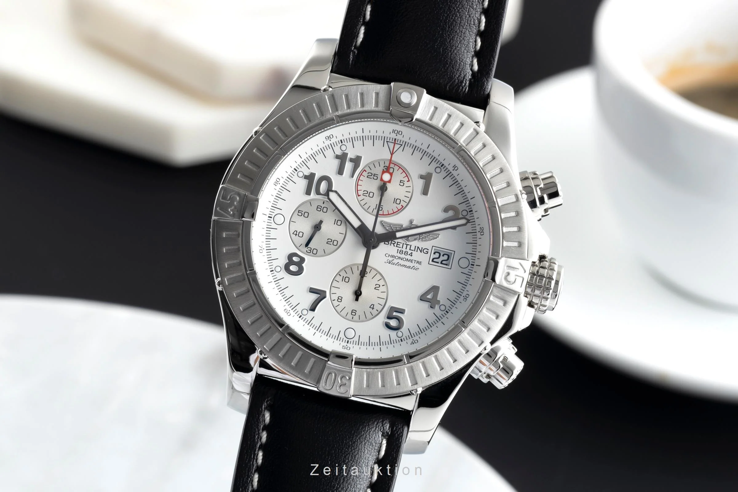 Breitling Super Avenger chronograph steel automatic men's watch A13370-358  [2504181] - Image 2