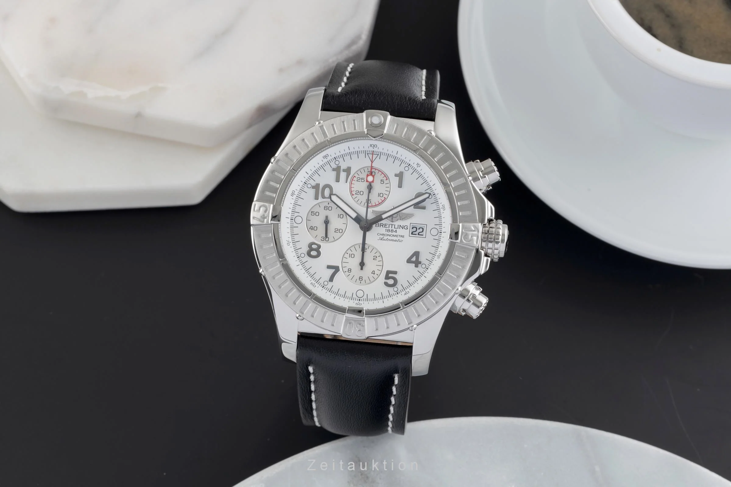 Breitling Super Avenger chronograph steel automatic men's watch A13370-358  [2504181] - Image 4