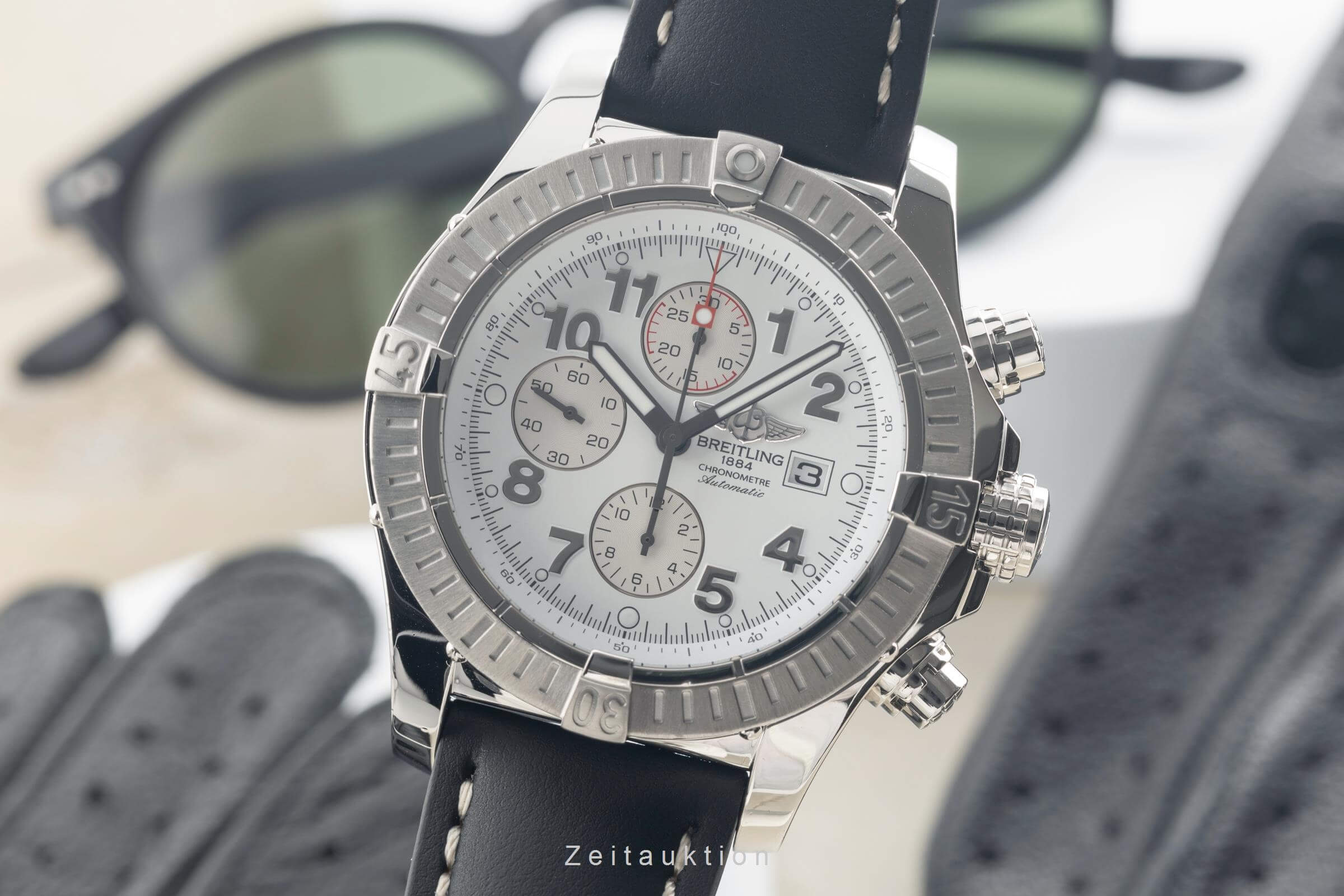 Breitling Super Avenger chronograph steel automatic men's watch A1337011/A562 LP: 8950EUR  [2501505] - Image 2