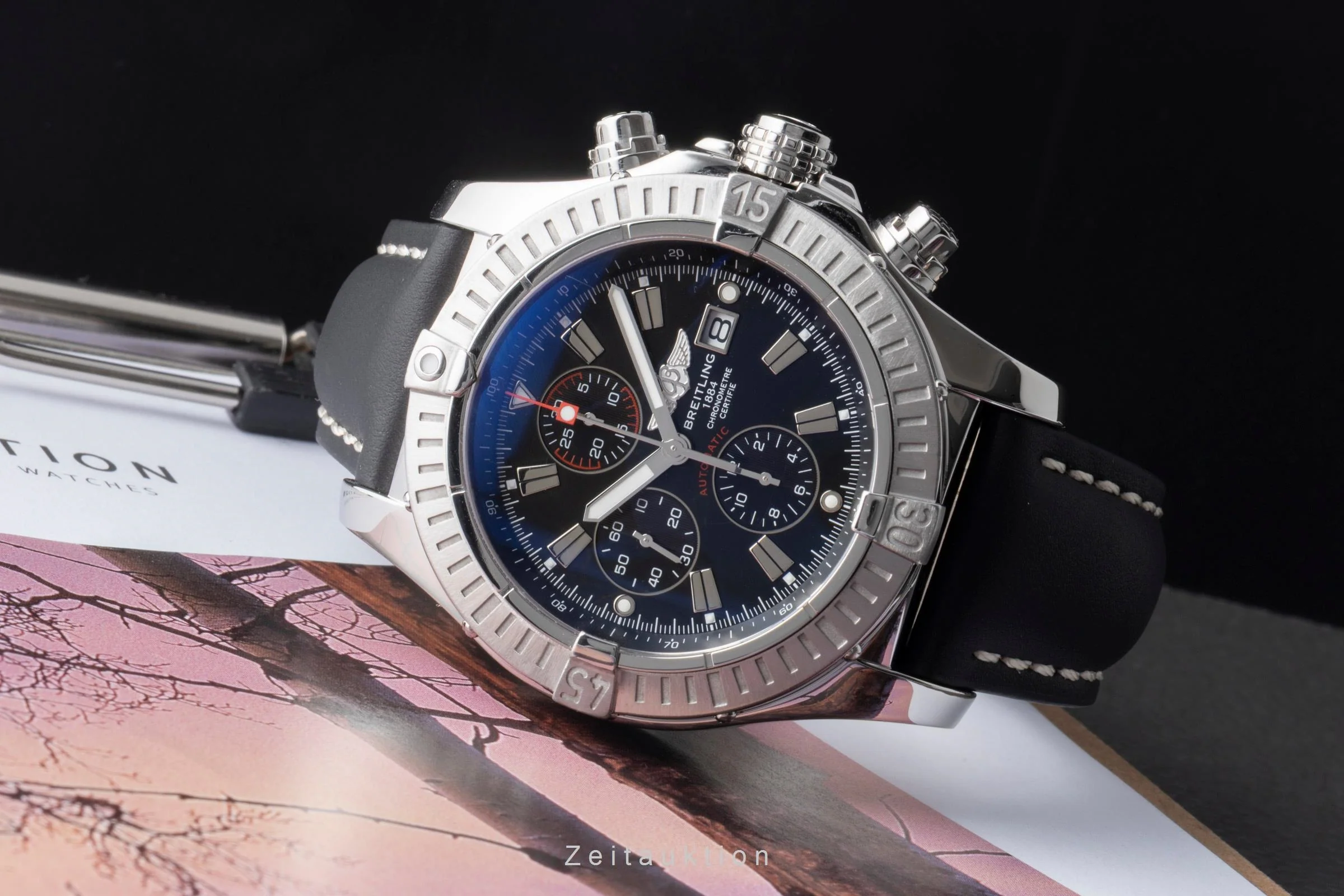 Breitling Super Avenger chronograph steel automatic men's watch A1337011/B907  [2601019] - Image 3