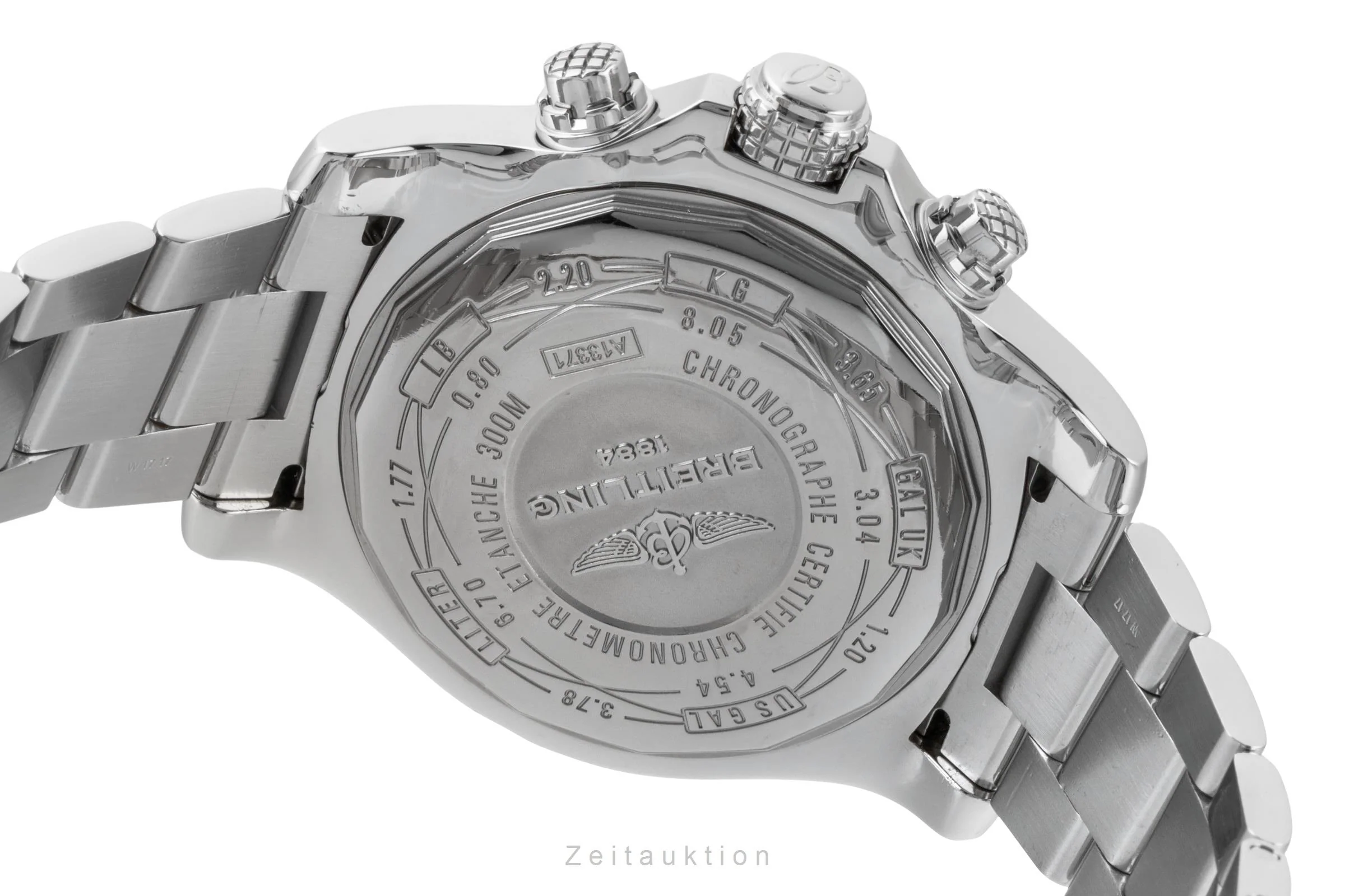 Breitling Super Avenger chronograph steel automatic men's watch A13371  [2600499] - Image 11