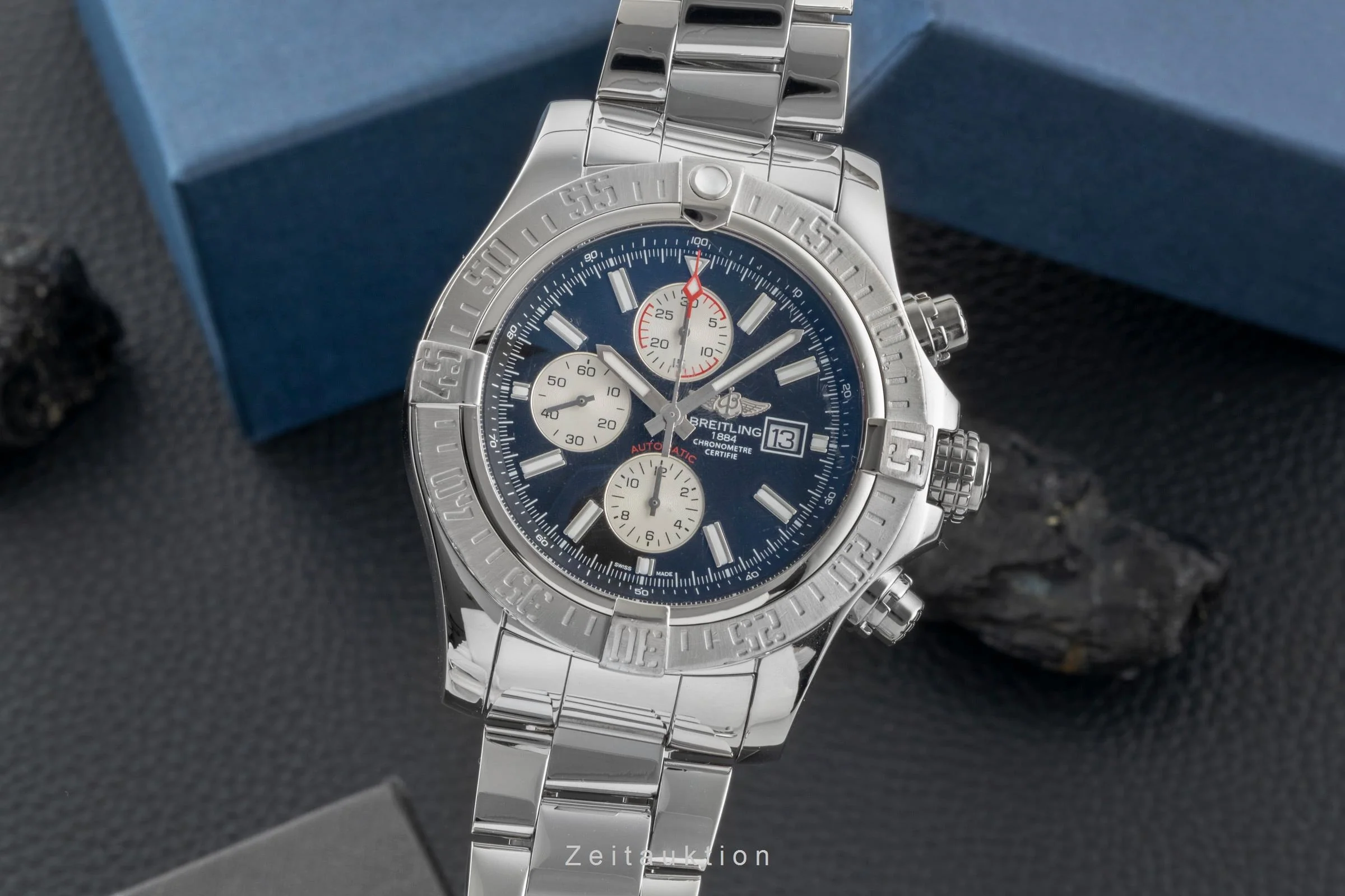 Breitling Super Avenger chronograph steel automatic men's watch A13371  [2600499] - Image 2