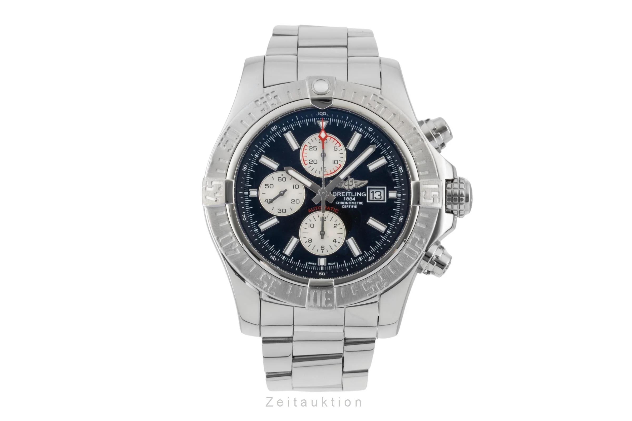 Breitling Super Avenger chronograph steel automatic men's watch A13371  [2600499] - Image 5