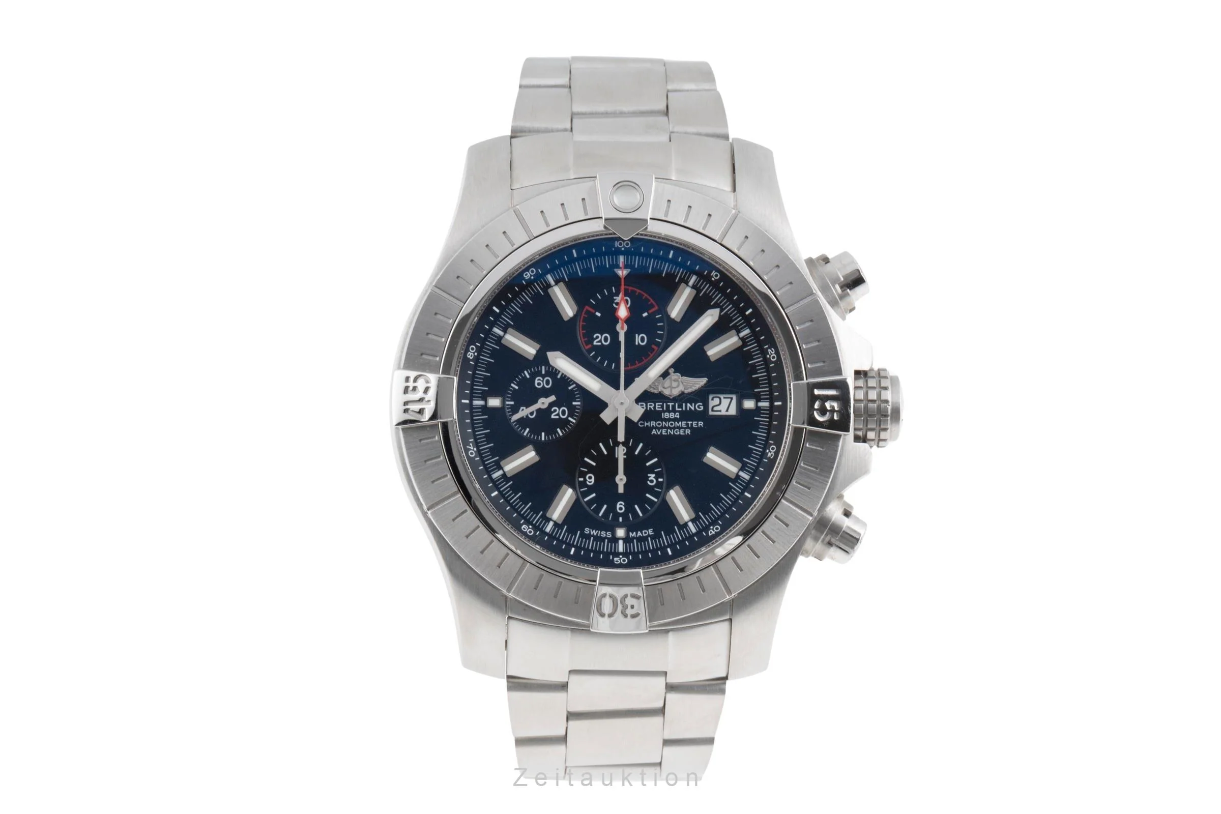 Breitling Super Avenger chronograph steel automatic men's watch A13375  [2504177] - Image 5