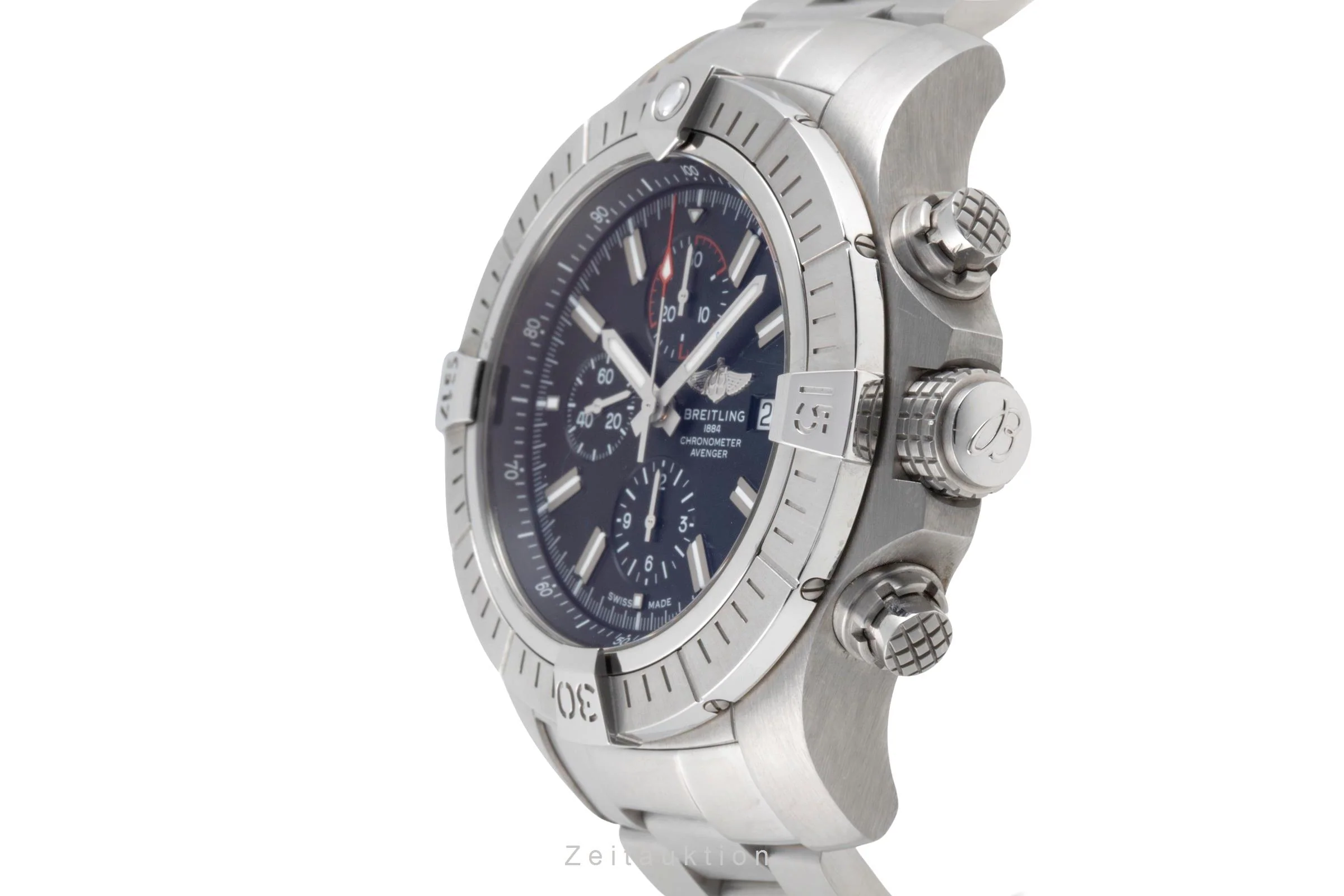 Breitling Super Avenger chronograph steel automatic men's watch A13375  [2504177] - Image 7