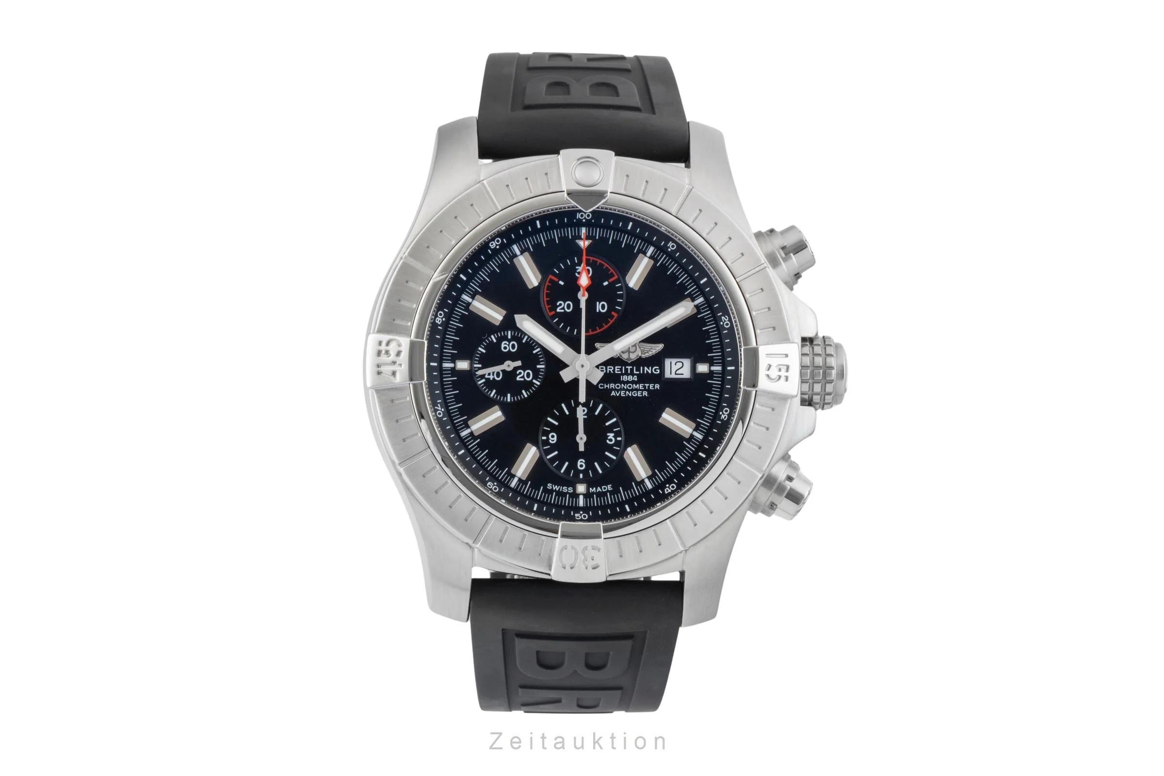 Breitling Super Avenger chronograph steel automatic men's watch A13375  [2600305] - Image 5