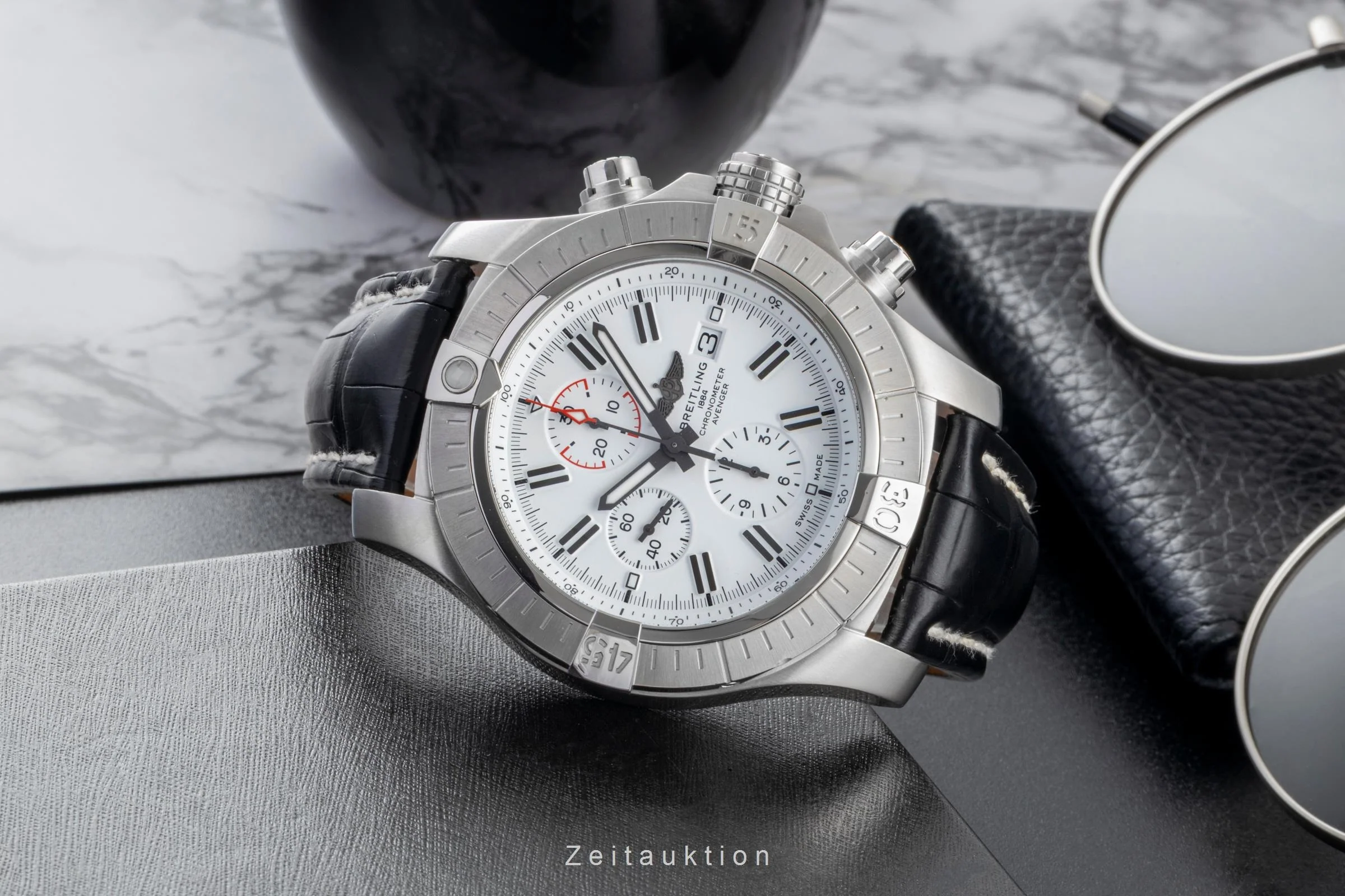 Breitling Super Avenger chronograph steel automatic men's watch A13375 Limited  [2600466] - Image 3
