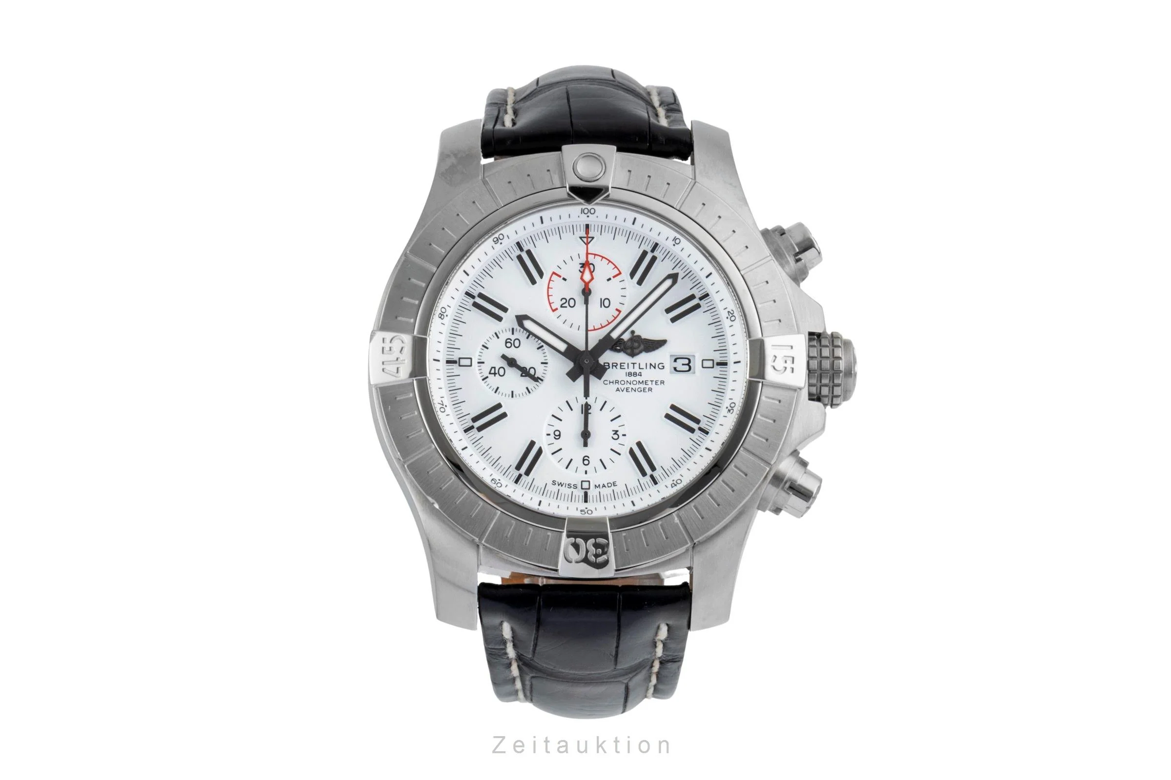 Breitling Super Avenger chronograph steel automatic men's watch A13375 Limited  [2600466] - Image 5
