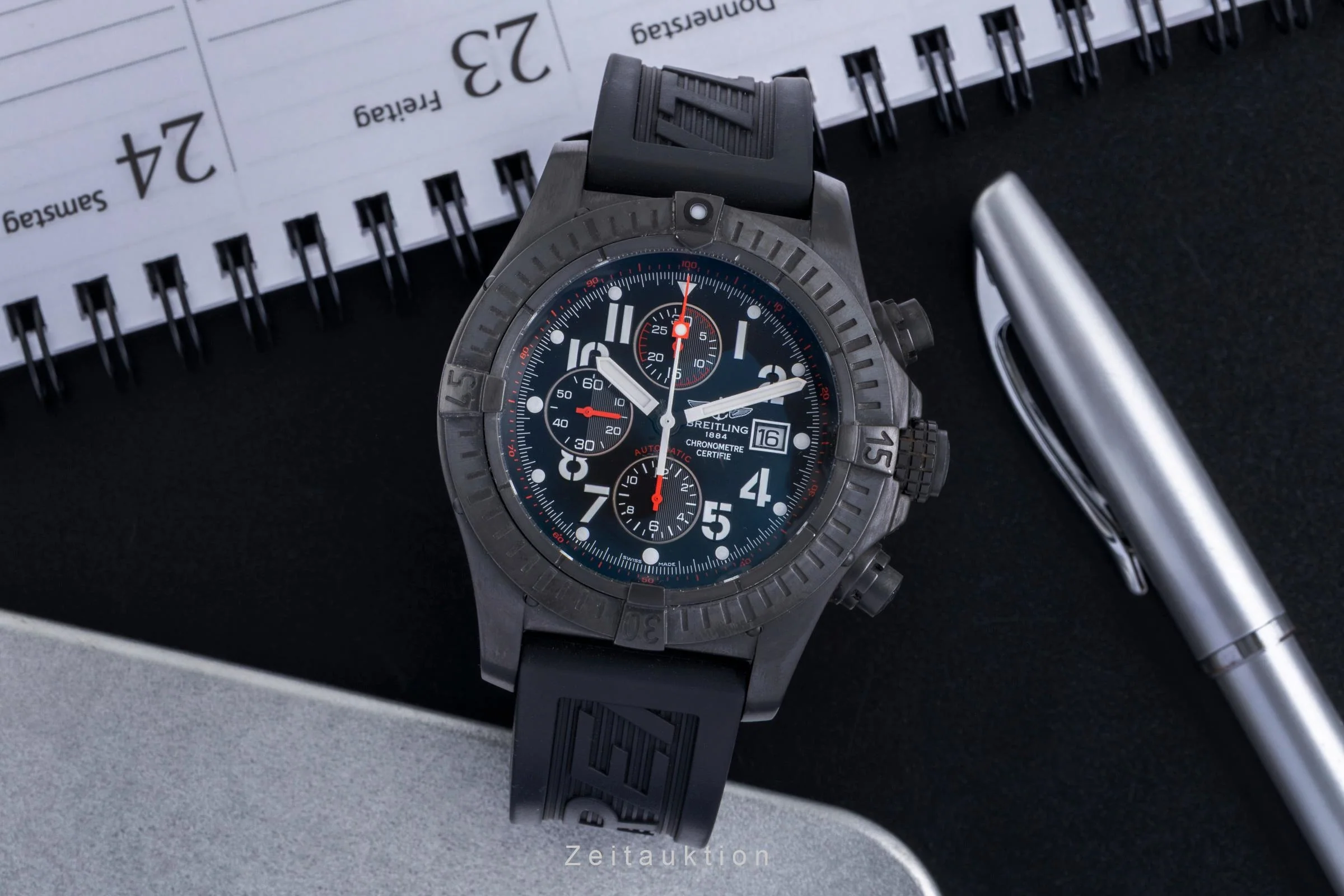 Breitling Super Avenger chronograph steel automatic men's watch M13370 Limited  [2600134] - Image 4