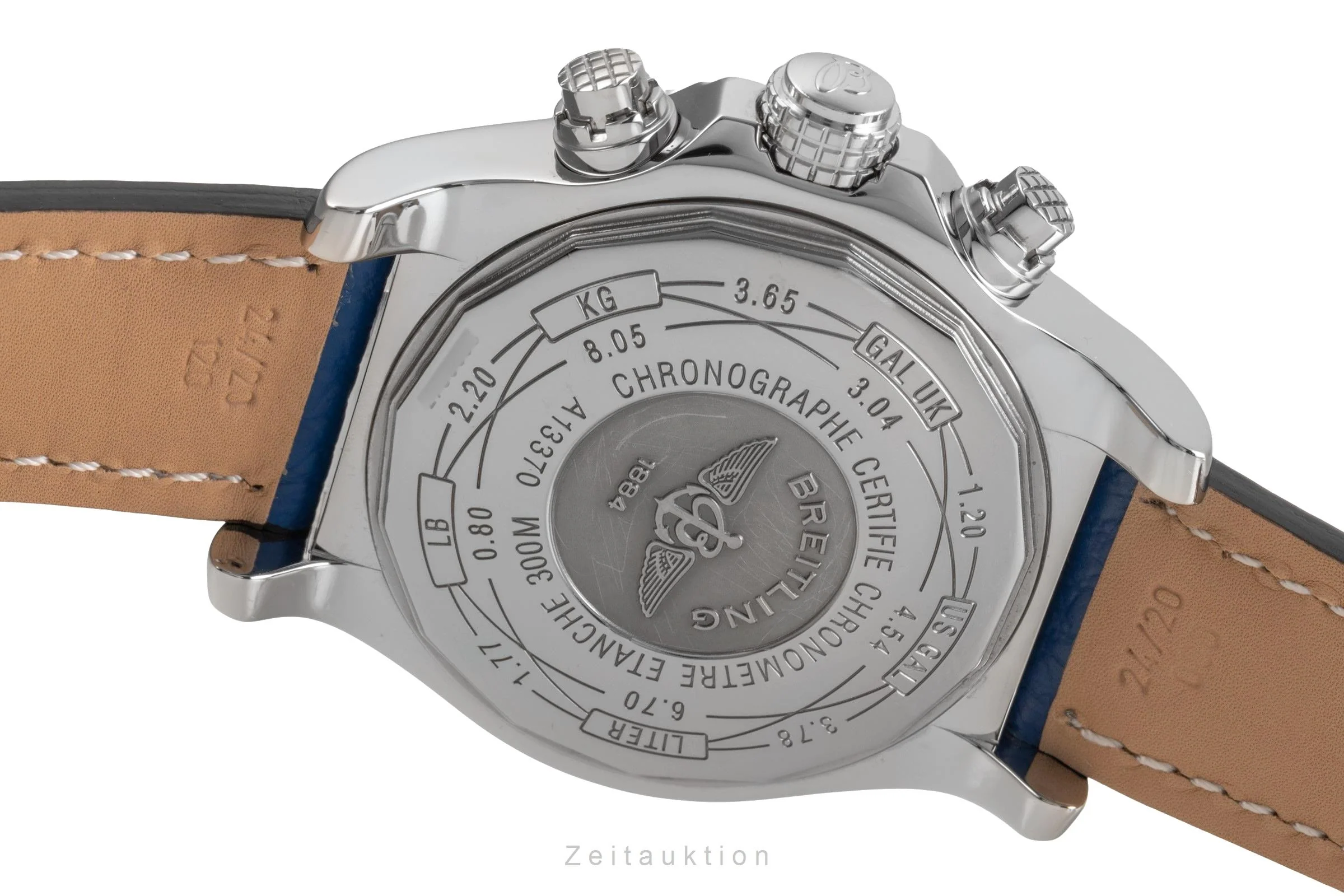 Breitling Super Avenger chronograph steel / titanium automatic men's watch A13370  [2503624] - Image 12