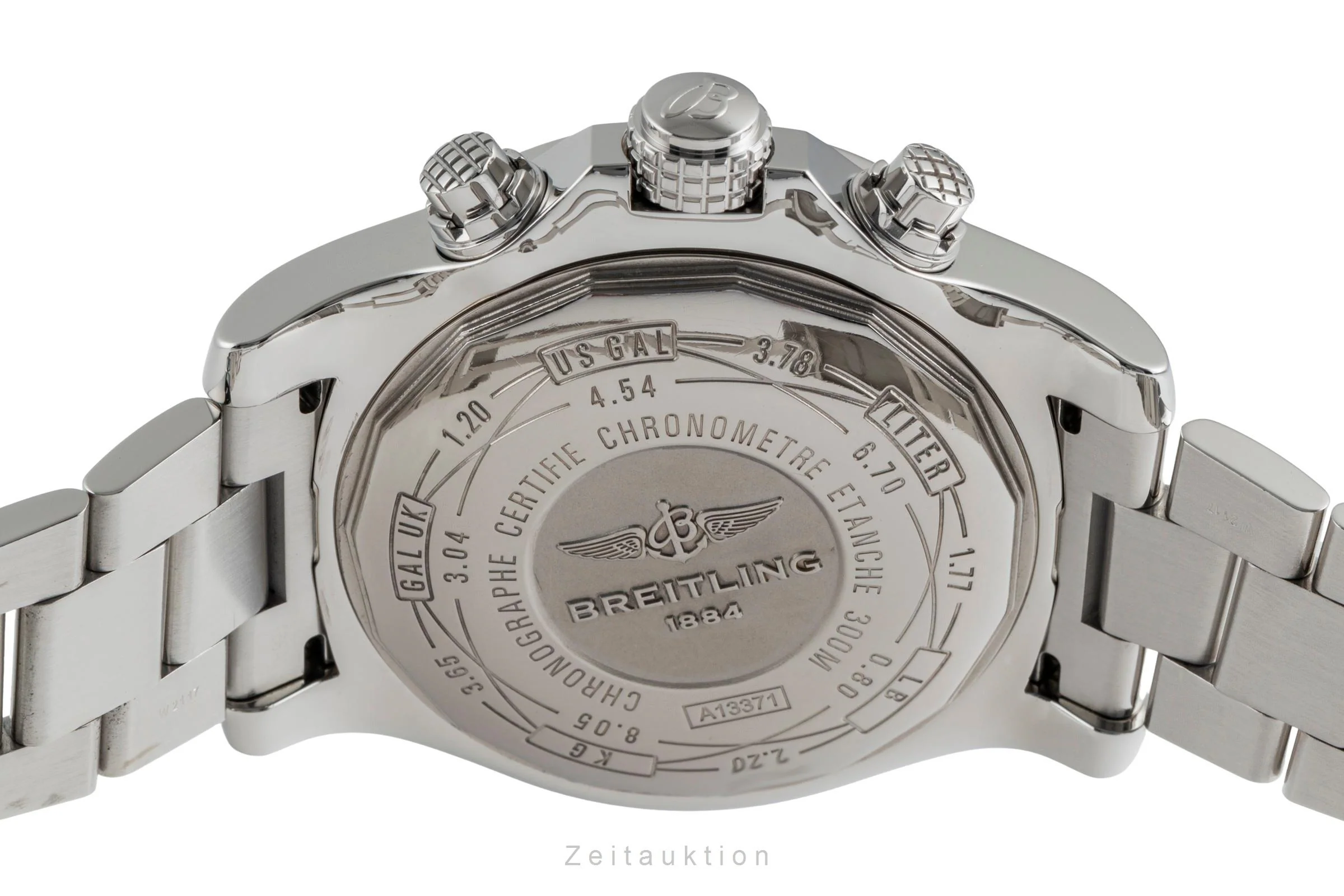 Breitling Super Avenger II chronograph steel automatic men's watch A13371  [2504308] - Image 11
