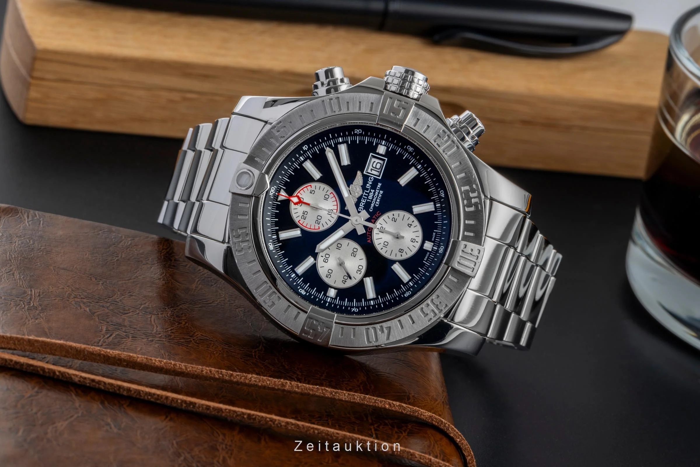 Breitling Super Avenger II chronograph steel automatic men's watch A13371  [2504308] - Image 3